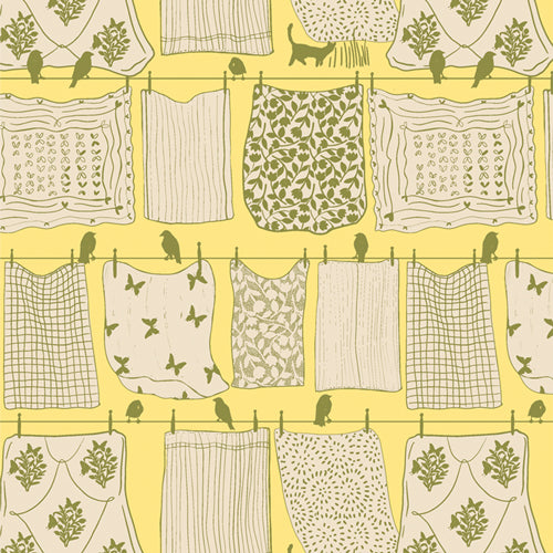 Art Gallery Fabrics Fresh Linen - Clothesline Breeze (AGF Quilting Cotton)