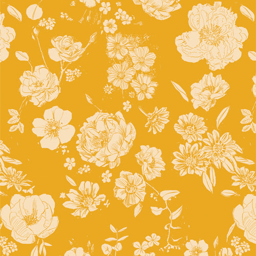 Art Gallery Fabrics Potager - Flowers for Mom Sunshine (AGF Quilting Cotton)