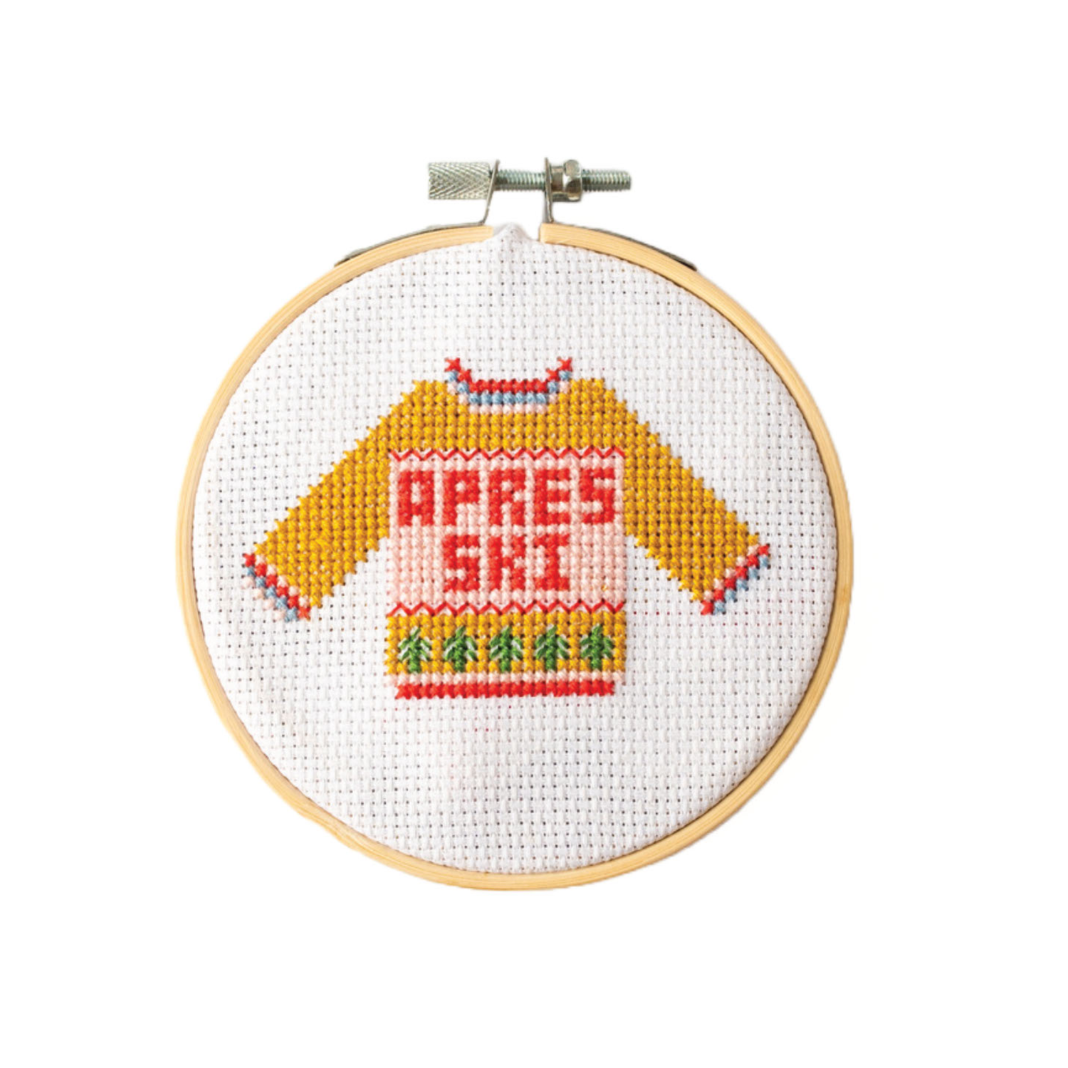 Cotton Clara Apres Ski Christmas Jumper Cross Stitch Kit