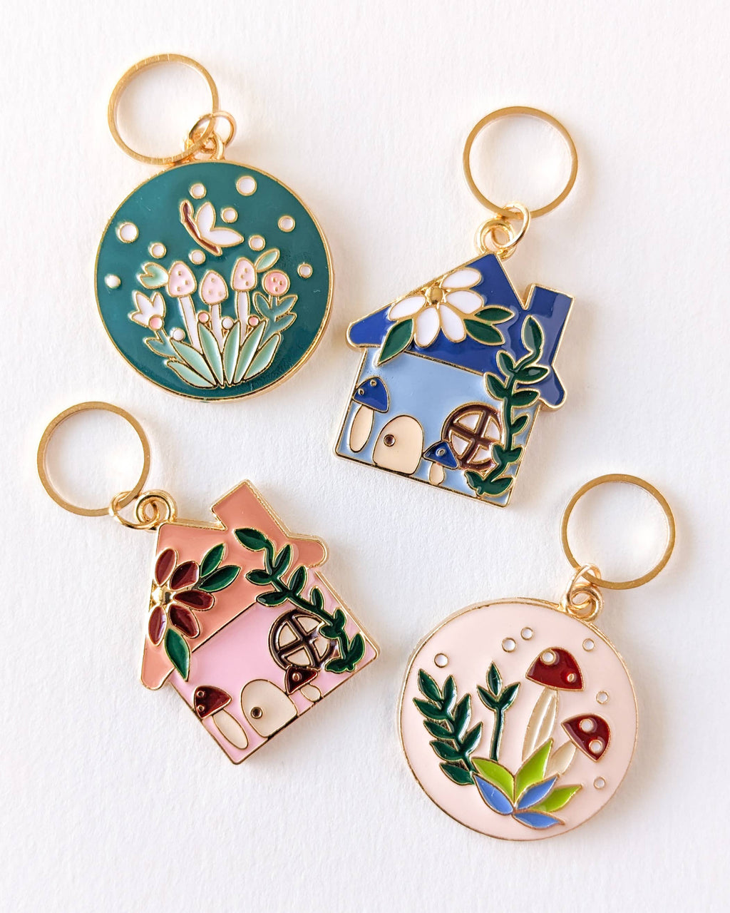 Hello Kim Stitch Markers - In the undergrowth