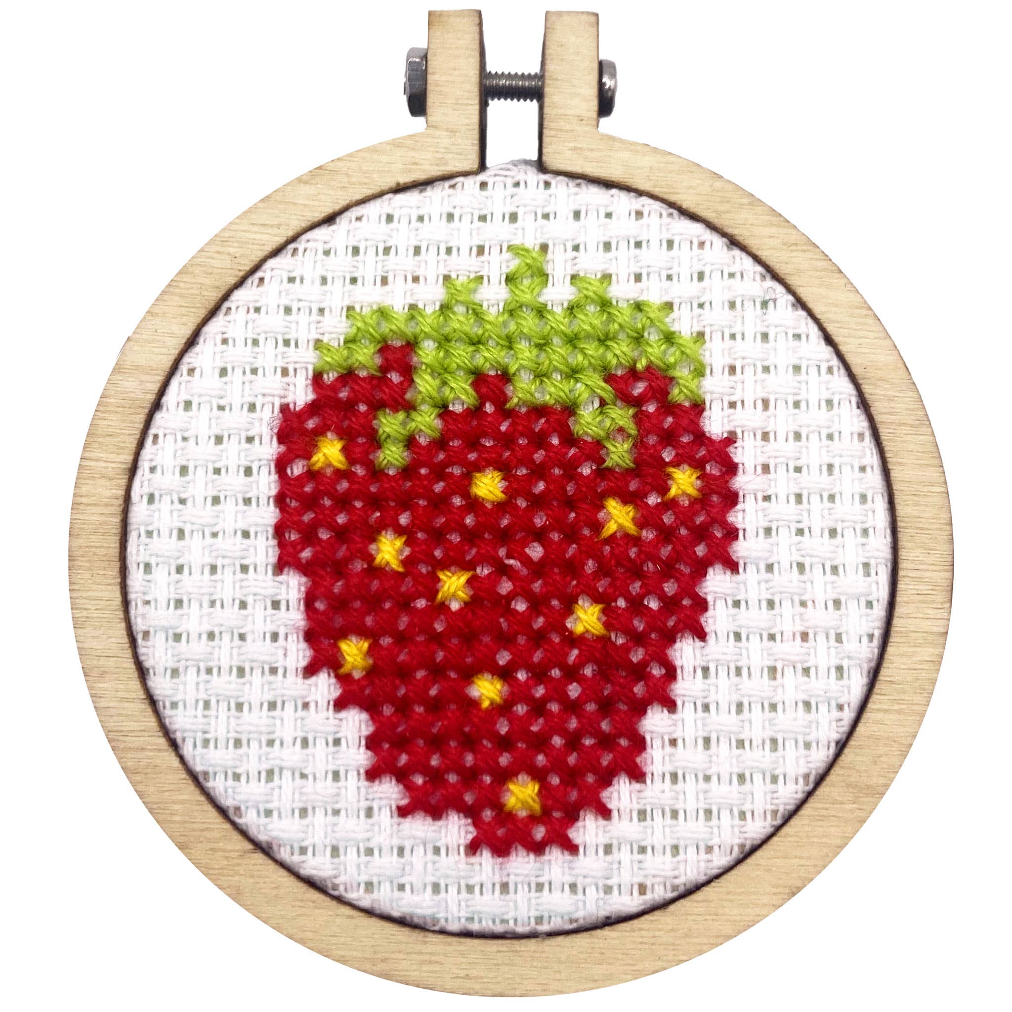The Crafty Kit Company 'I'm Berry Grateful' Mini Matchbox Cross Stitch Kit