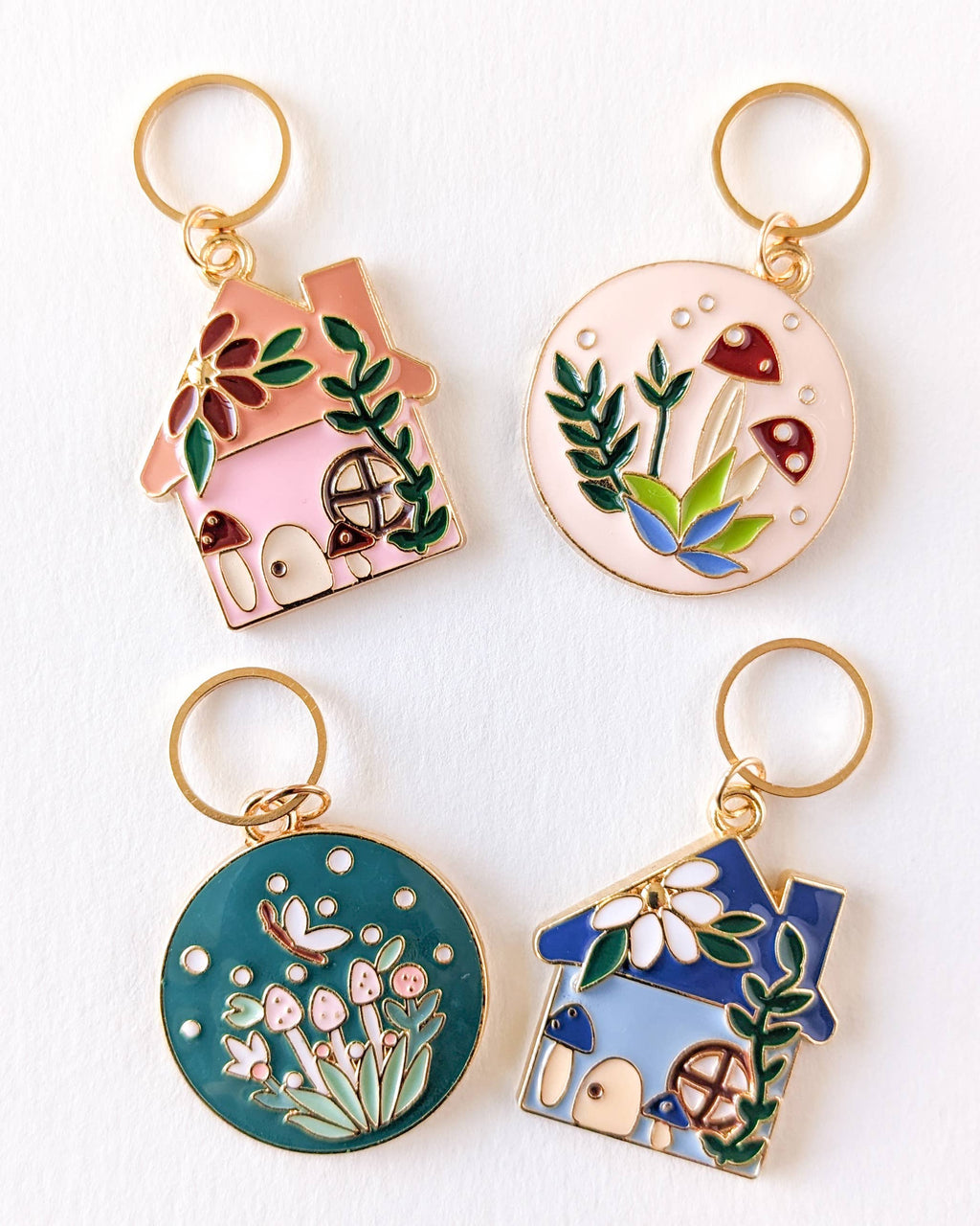 Hello Kim Stitch Markers - In the undergrowth