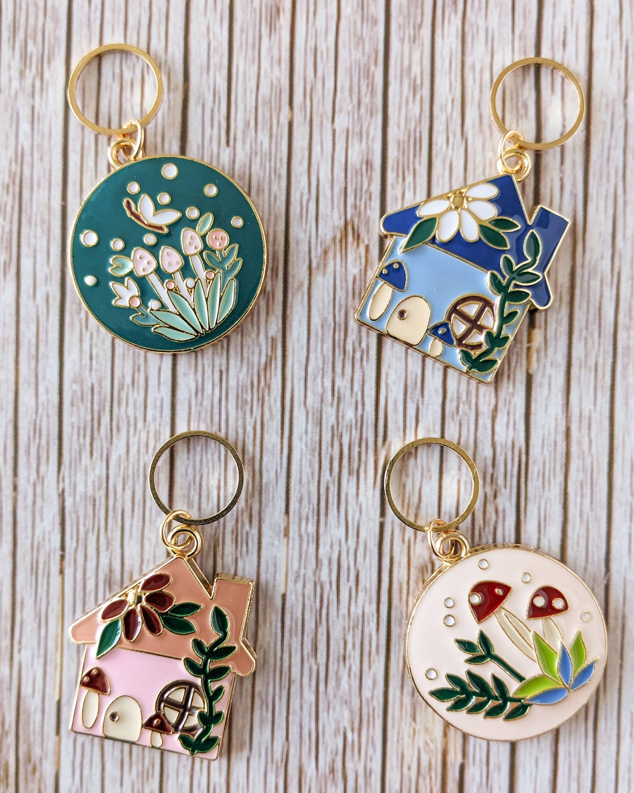 Hello Kim Stitch Markers - In the undergrowth