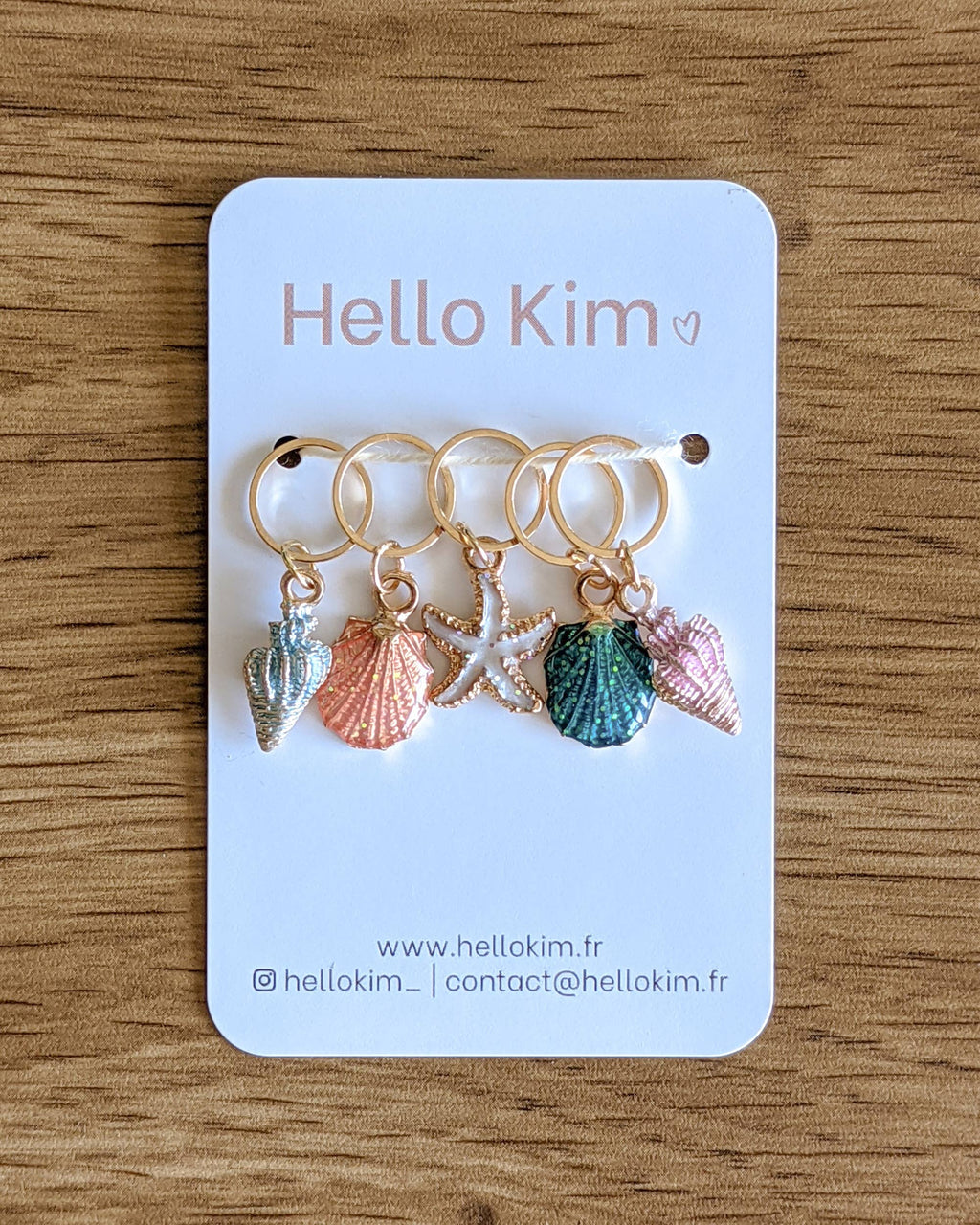 Hello Kim Stitch Markers - Under the Sea