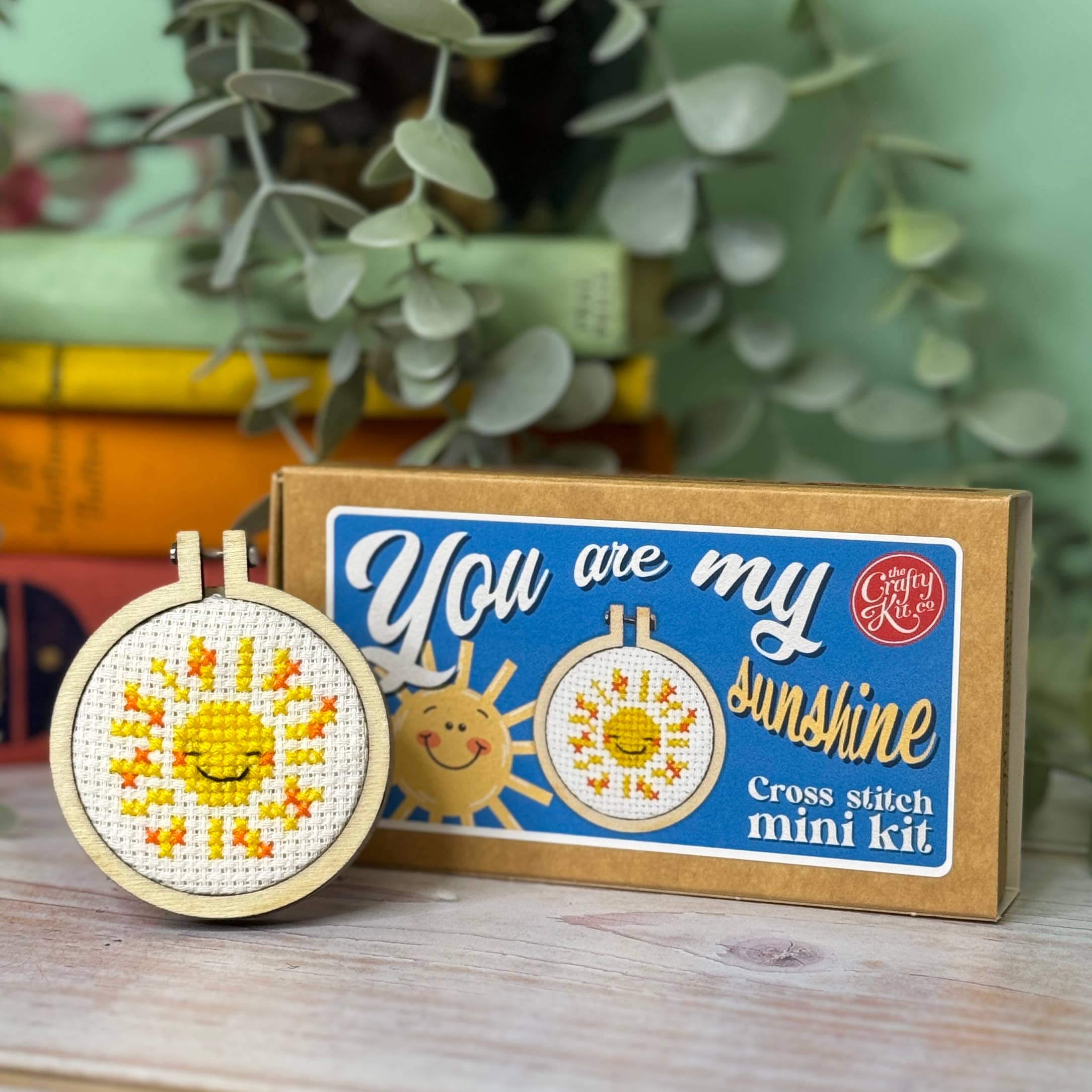 The Crafty Kit Company 'You are my Sunshine' Mini Matchbox Cross Stitch Kit