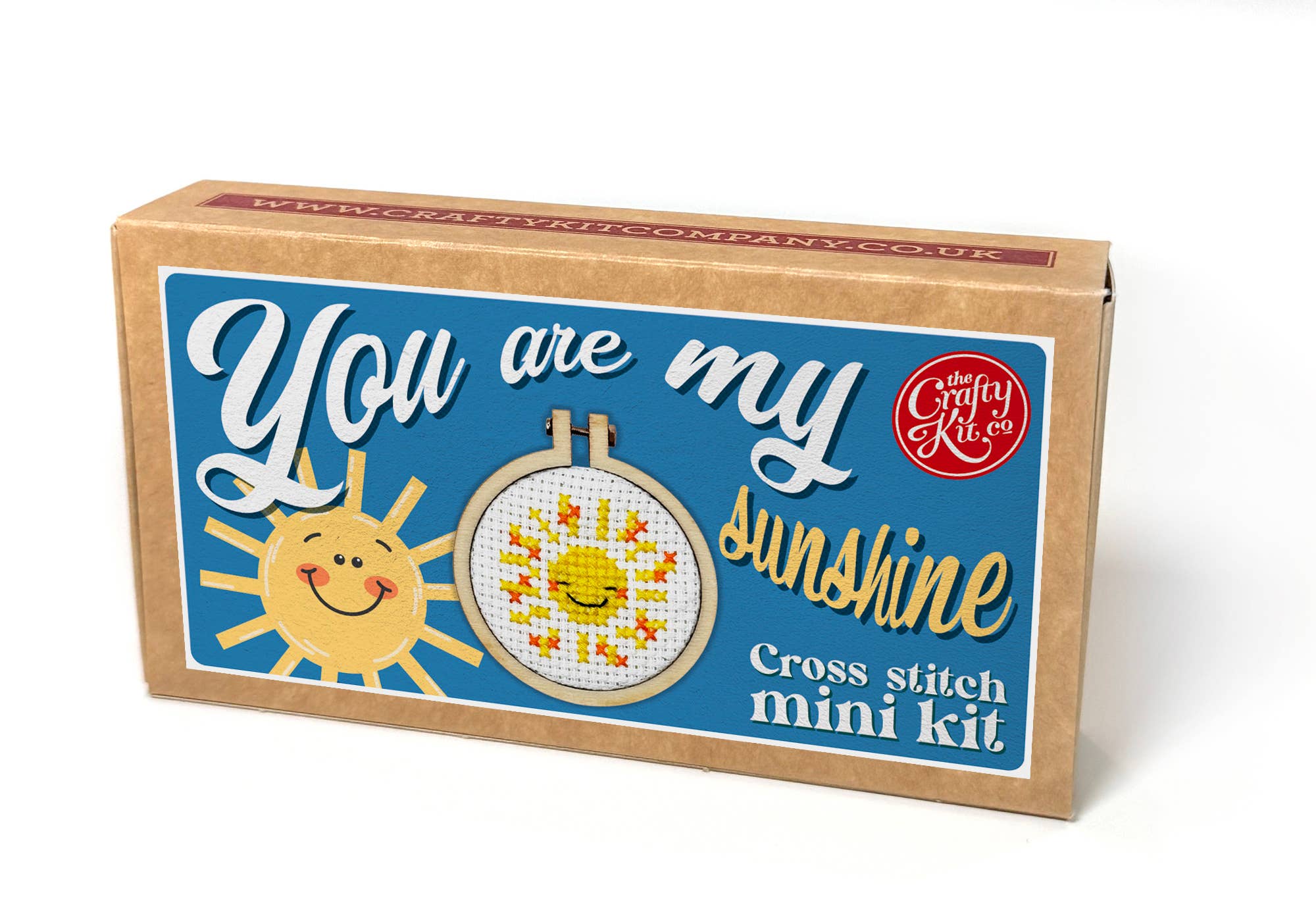 The Crafty Kit Company 'You are my Sunshine' Mini Matchbox Cross Stitch Kit