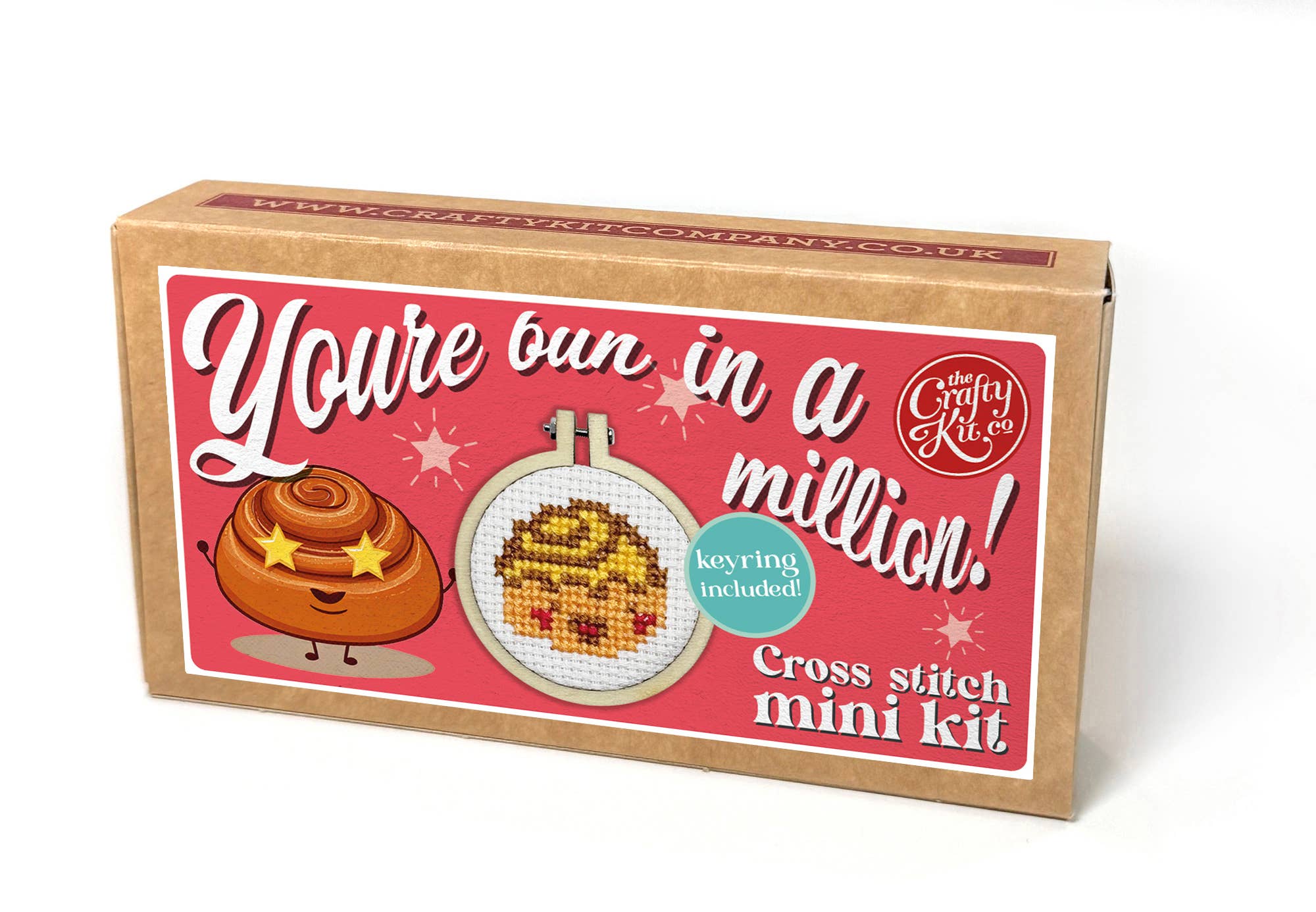 The Crafty Kit Company 'You're bun in a million!' Mini Matchbox Cross Stitch Kit