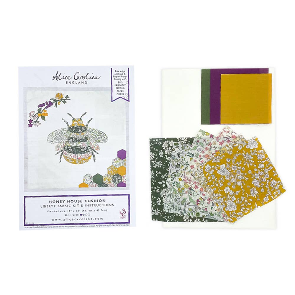 Alice Caroline - Liberty Tana Lawn® Fabric Honey House Cushion Kit | Sewing