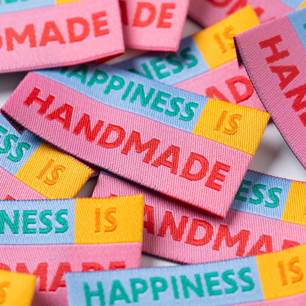 Little Rosie Cheeks Happiness is Handmade Sewing Labels