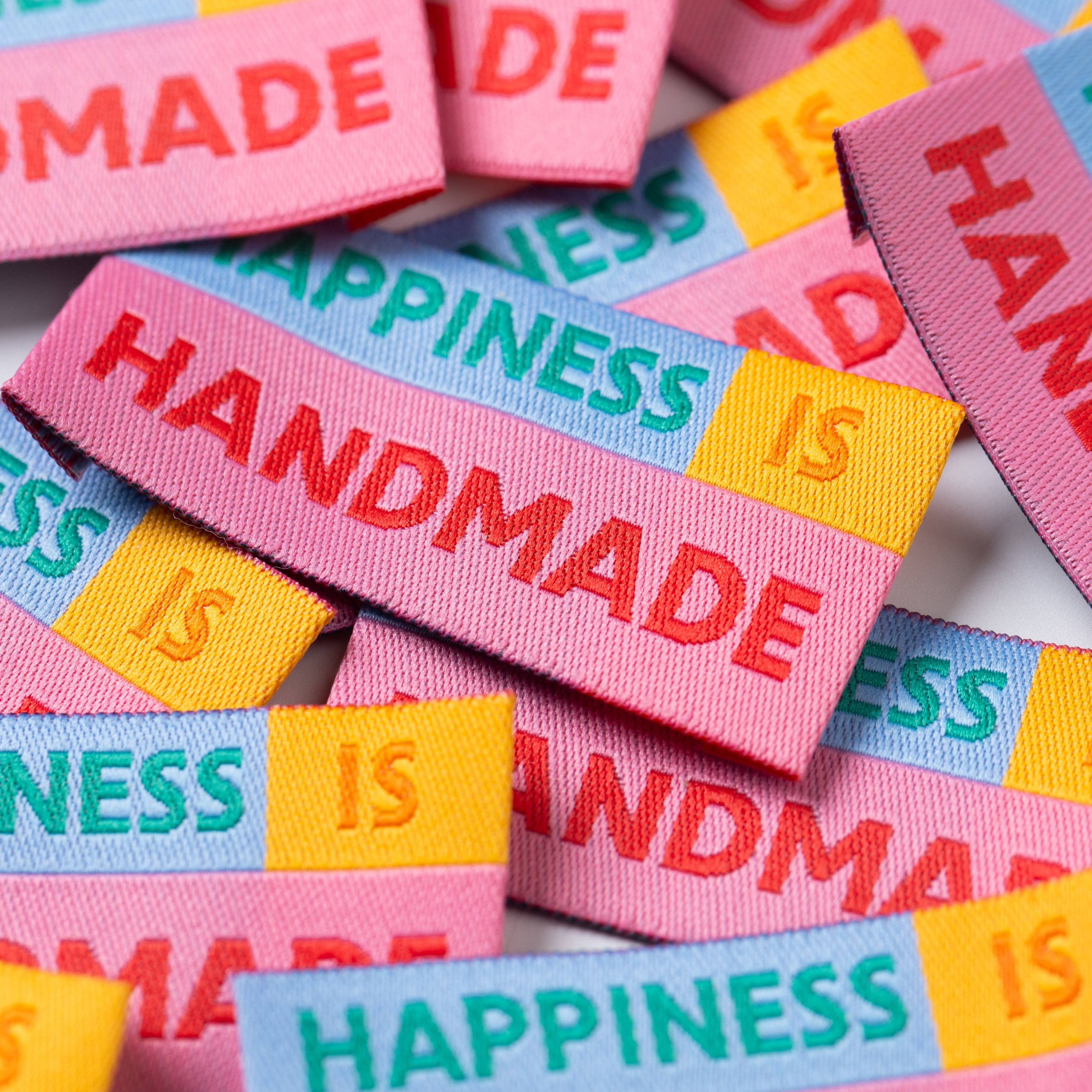 Little Rosie Cheeks Happiness is Handmade Sewing Labels