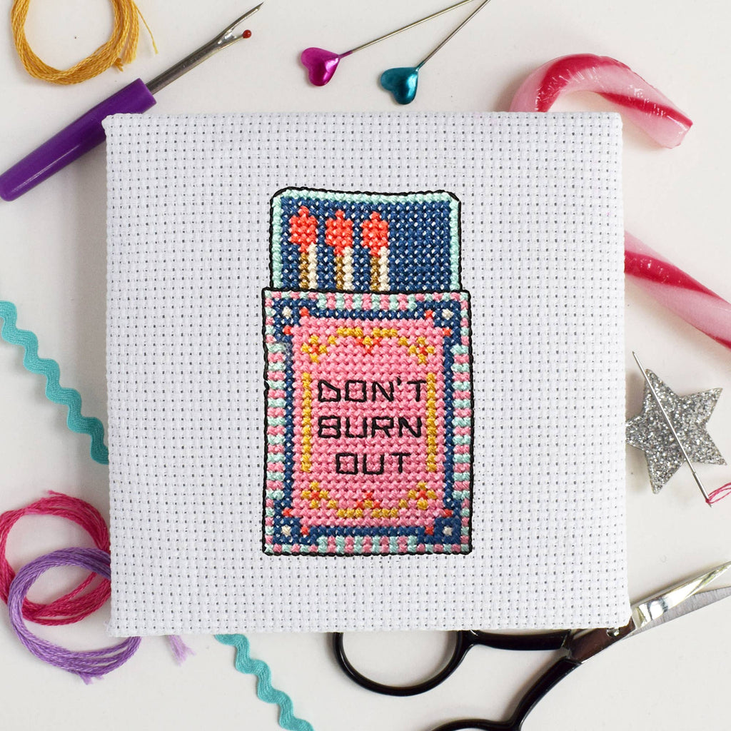 The Make Arcade 'Matchbox' Mini Cross Stitch Kit