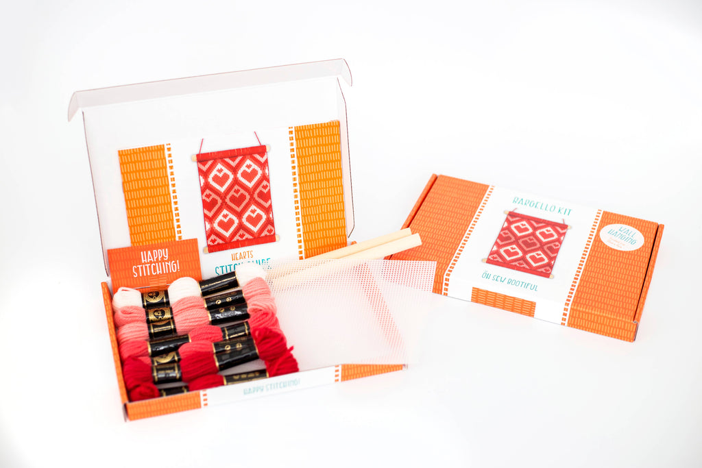 Oh Sew Bootiful - Hearts Bargello Kit
