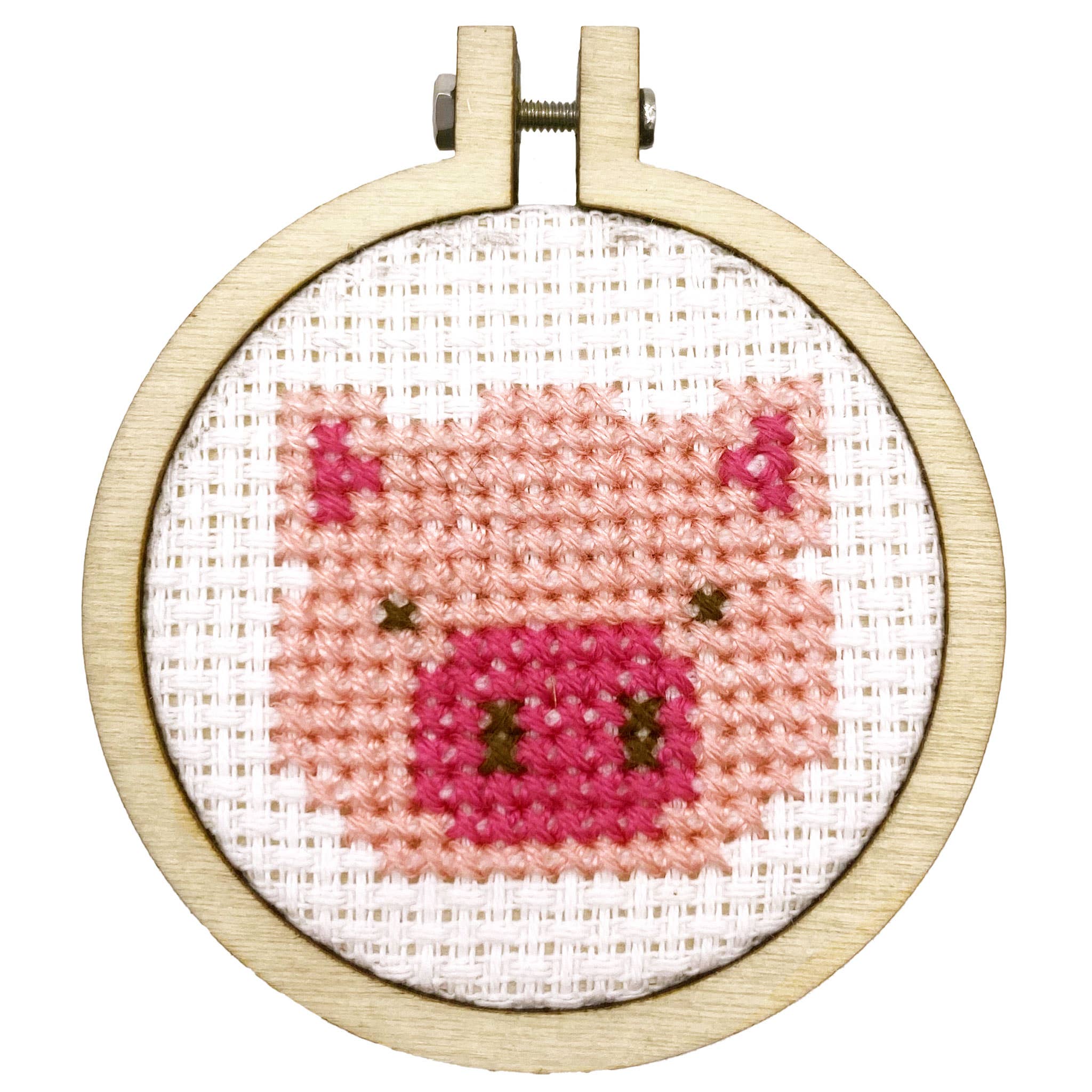 The Crafty Kit Company 'Missing You Pig Time' Mini Matchbox Cross Stitch Kit