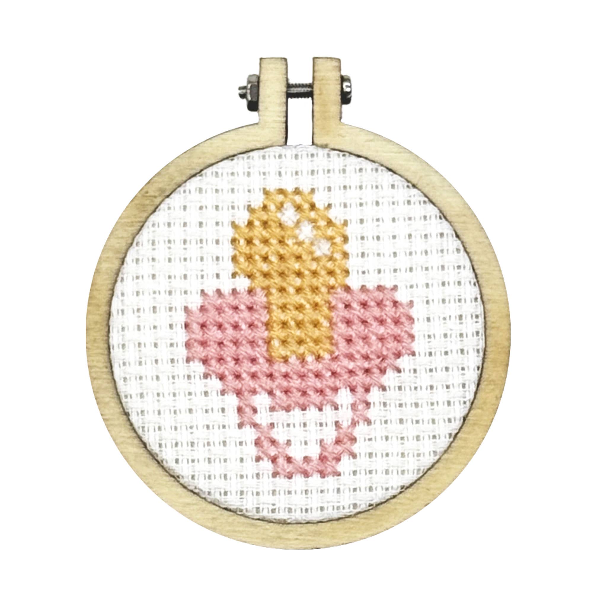 The Crafty Kit Company 'Welcome to the World - Pink' Mini Matchbox Cross Stitch Kit