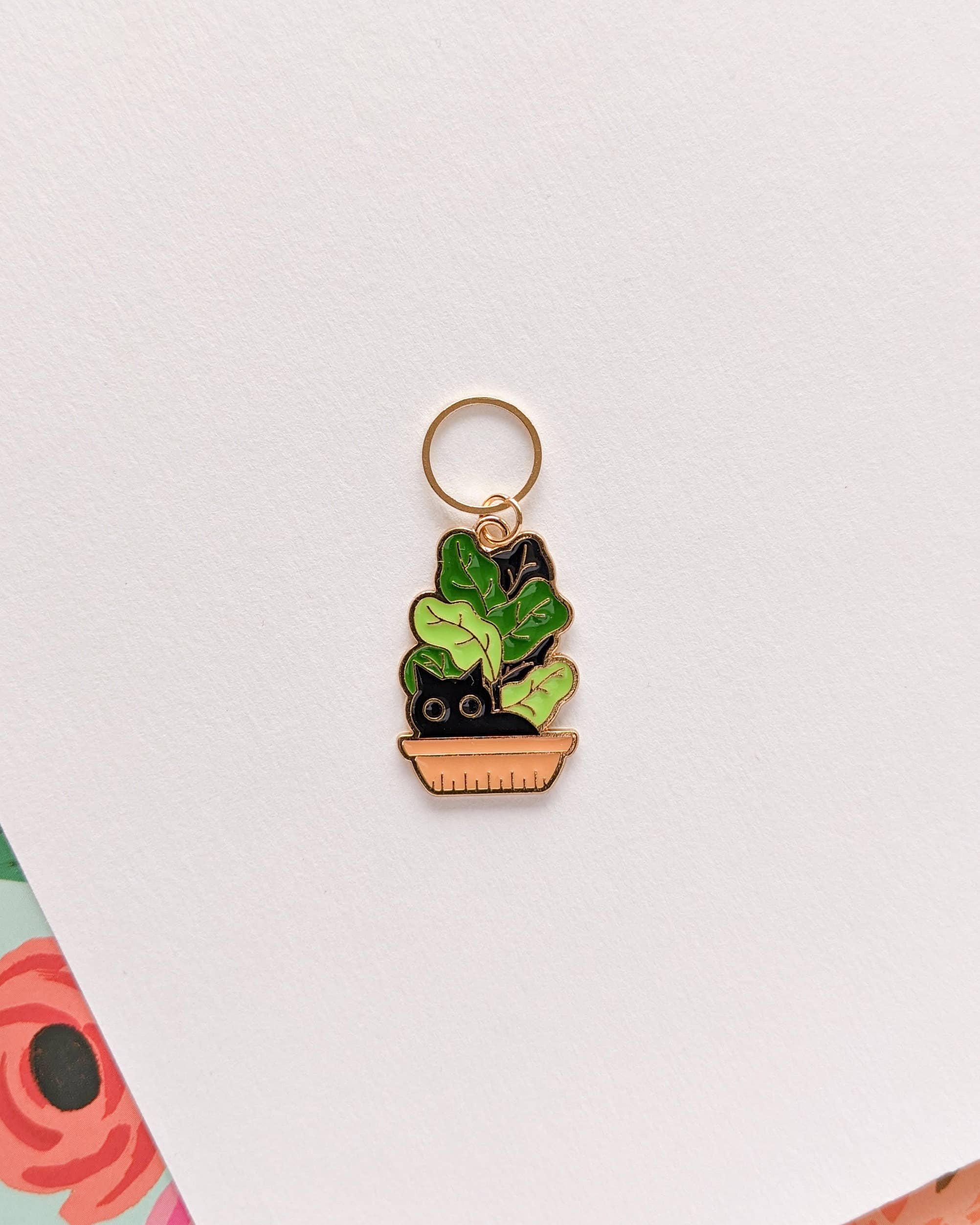 Hello Kim Stitch Markers - Wild Cats