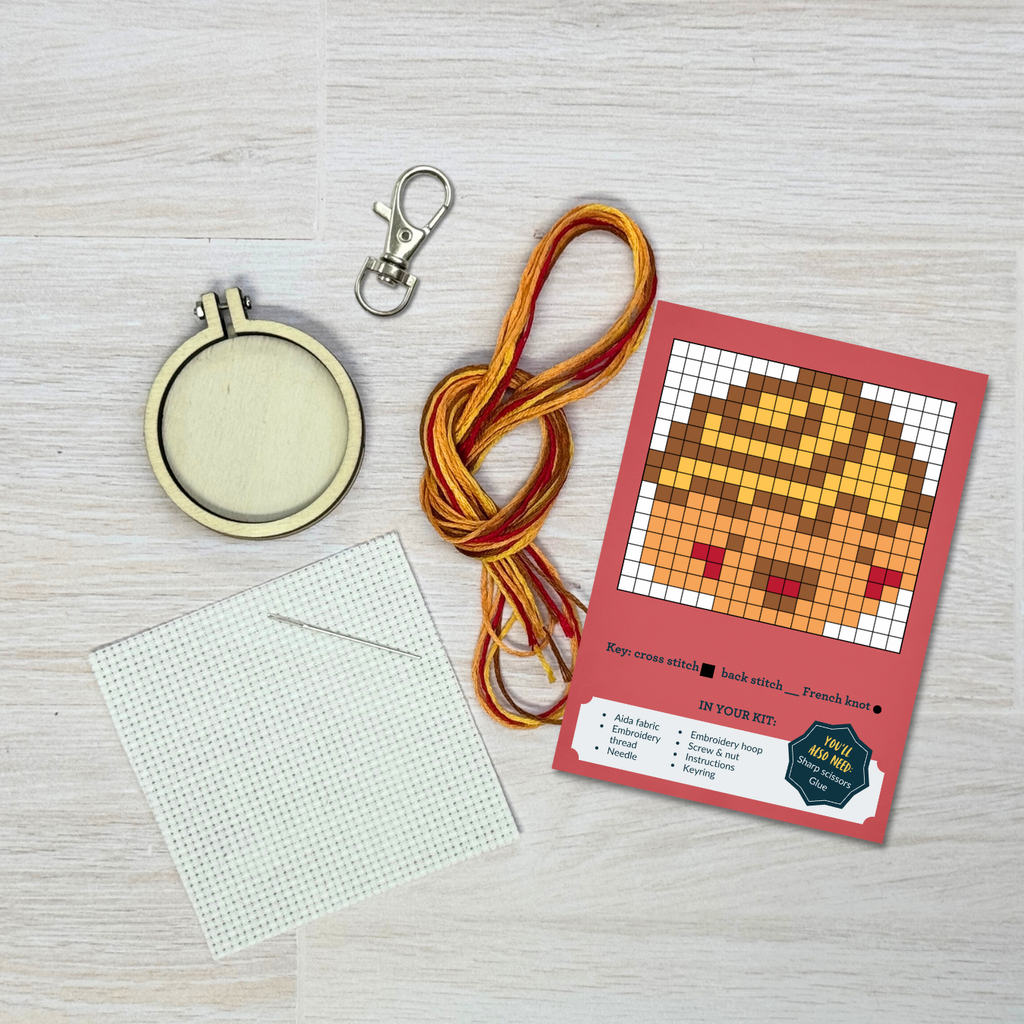 The Crafty Kit Company 'You're bun in a million!' Mini Matchbox Cross Stitch Kit