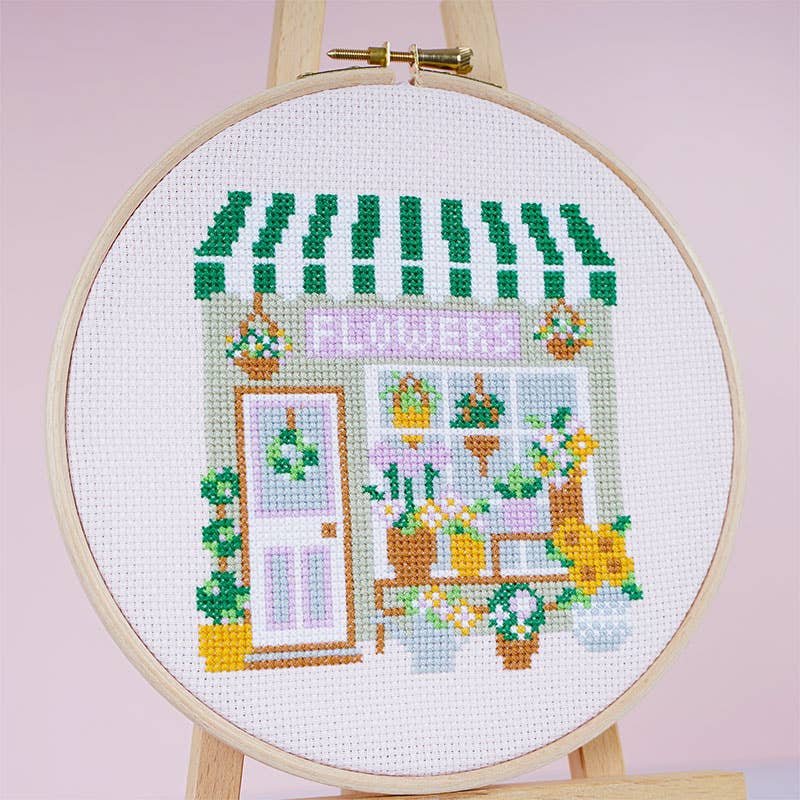 Caterpillar Cross Stitch Little Buds Florist Cross Stitch Kit