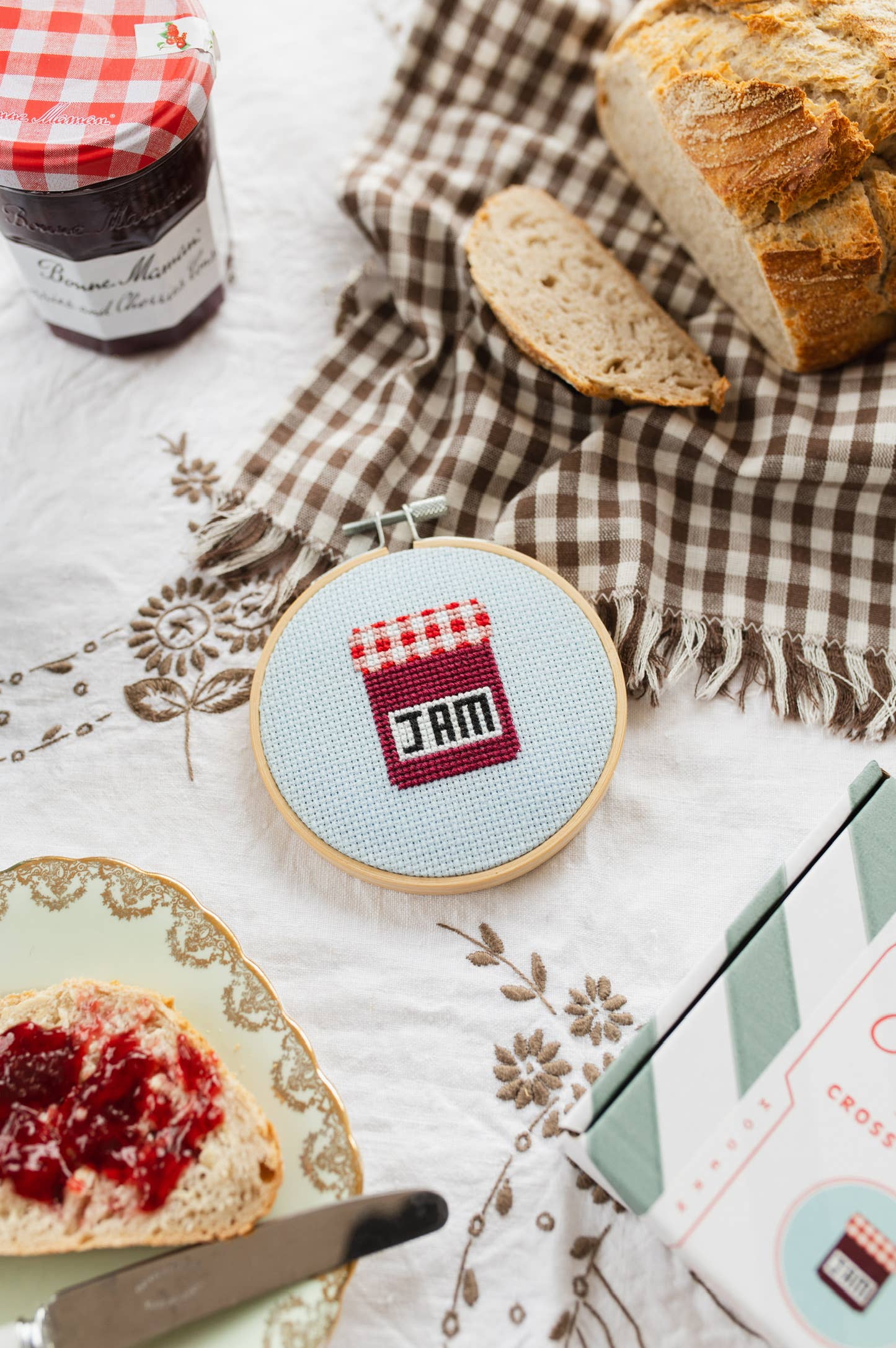 Cotton Clara Jam Cross Stitch Kit