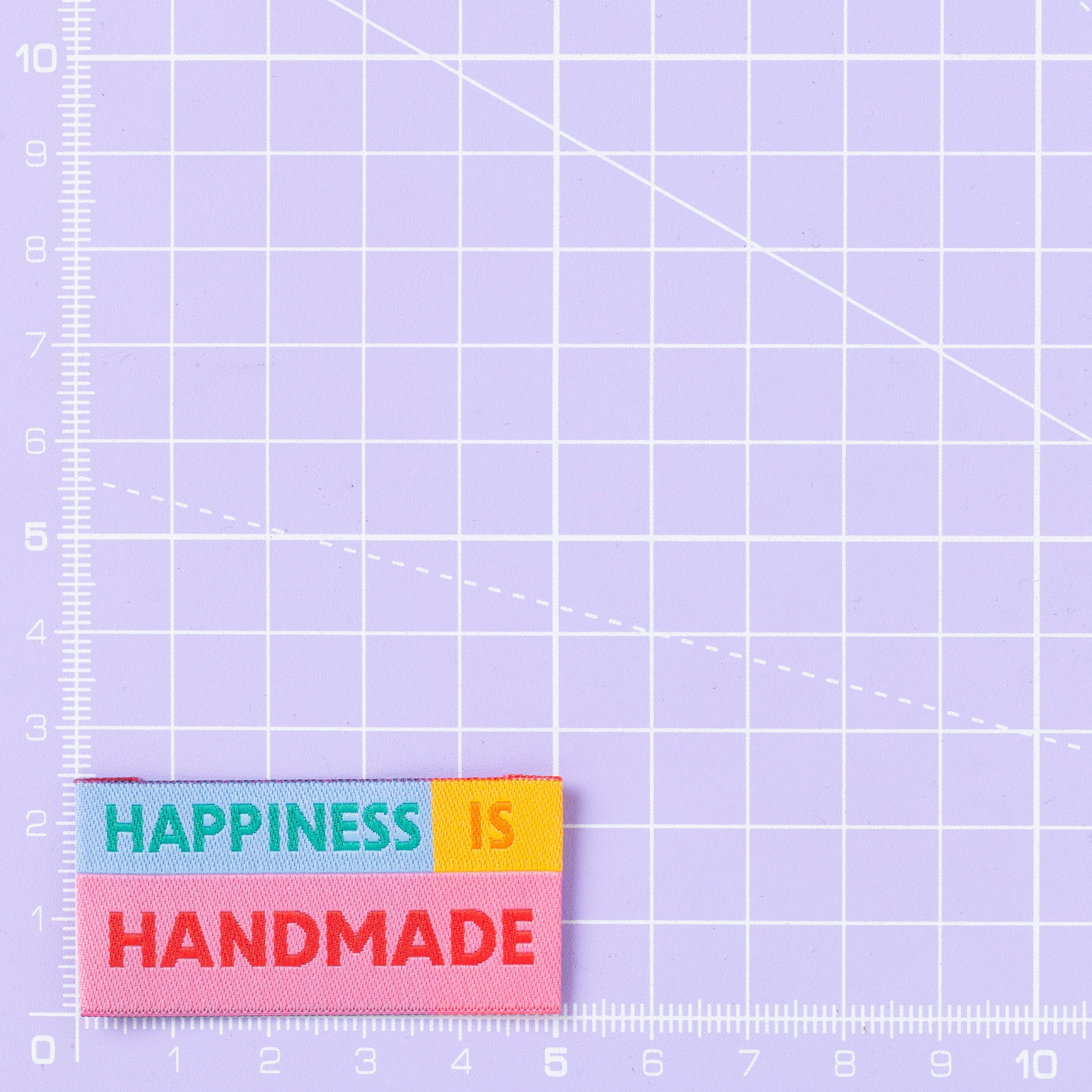 Little Rosie Cheeks Happiness is Handmade Sewing Labels