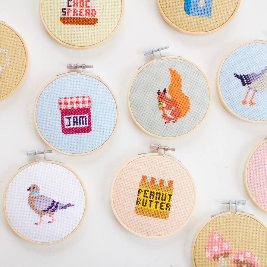 Cotton Clara Aperol Cocktail Beginner Counted Cross Stitch Kit