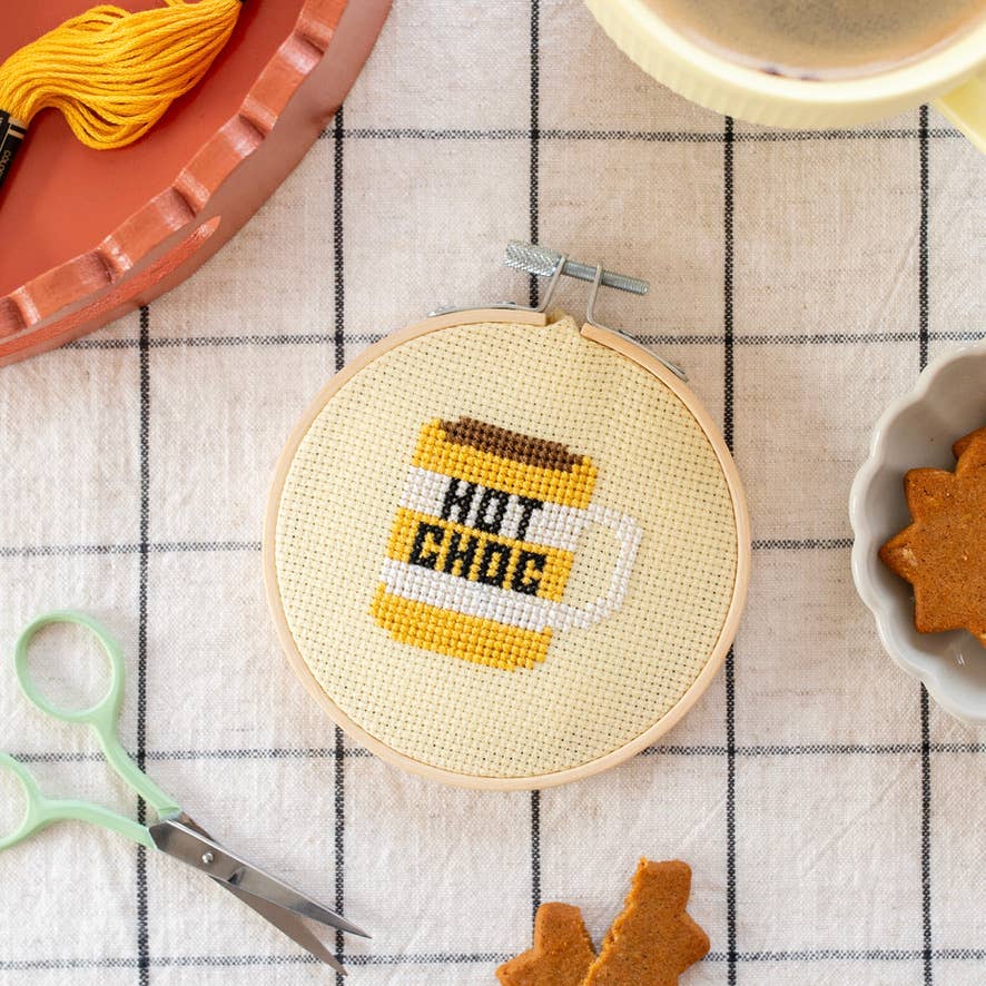 Cotton Clara Hot Choc Cross Stitch Kit