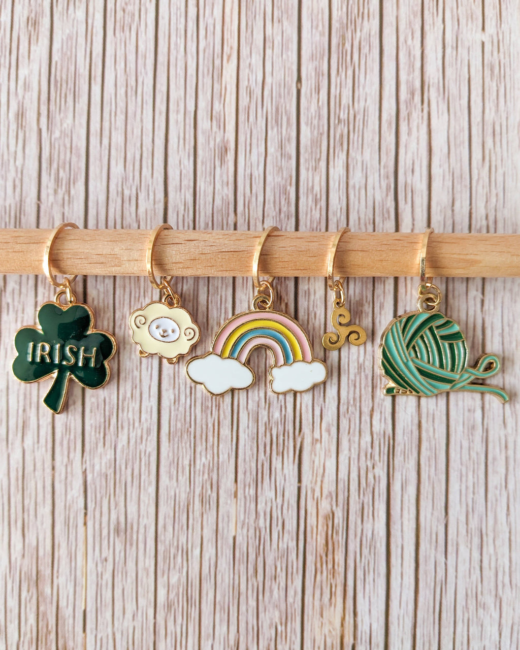 Hello Kim Stitch Markers - Memories of Ireland