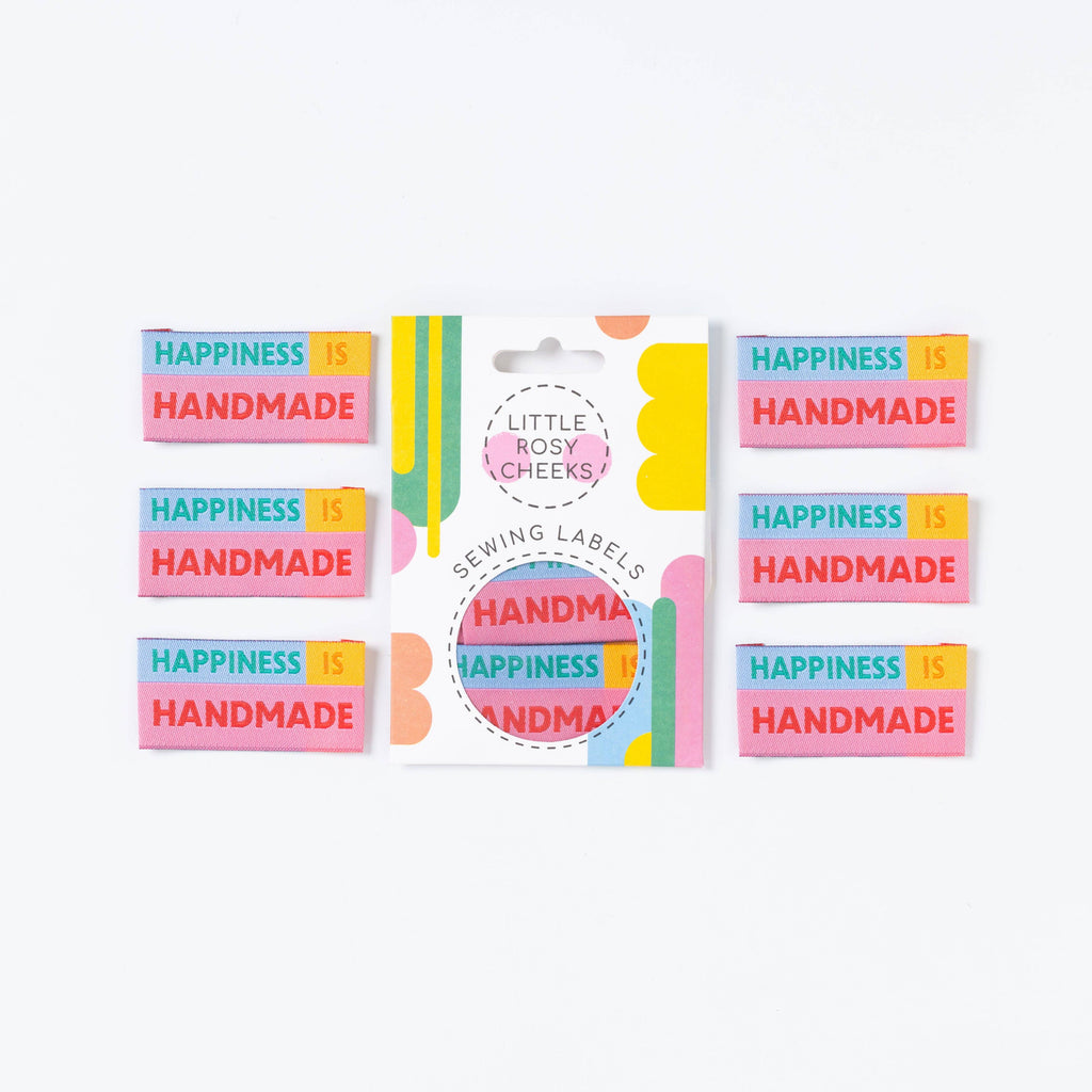Little Rosie Cheeks Happiness is Handmade Sewing Labels
