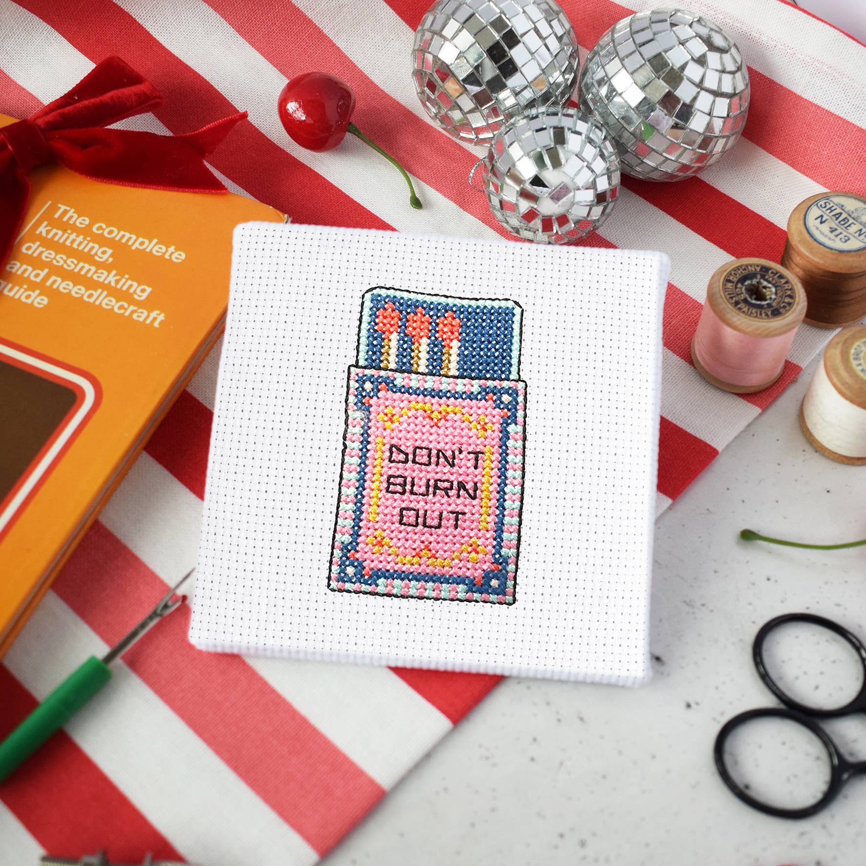 The Make Arcade 'Matchbox' Mini Cross Stitch Kit