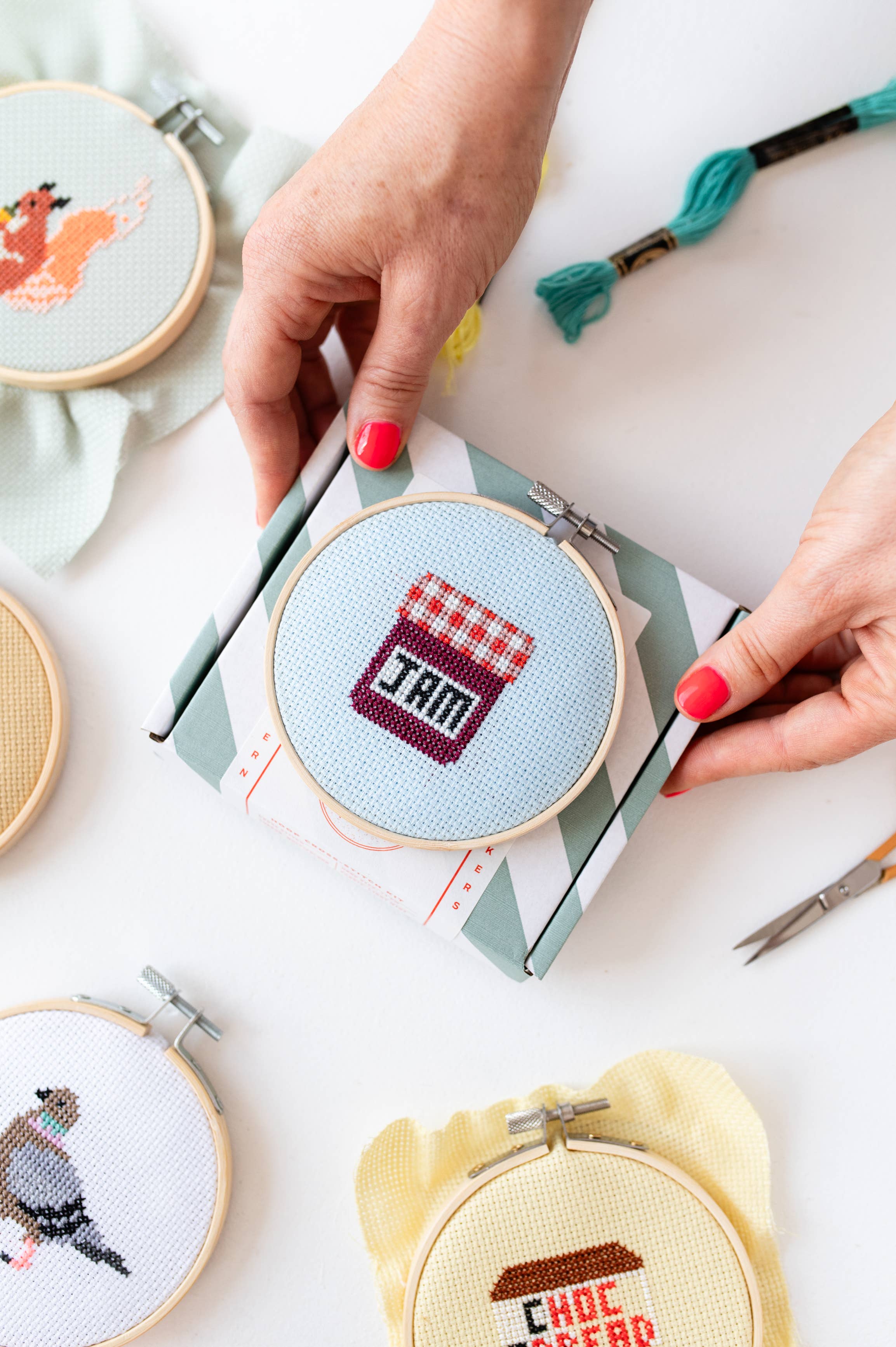 Cotton Clara Jam Cross Stitch Kit