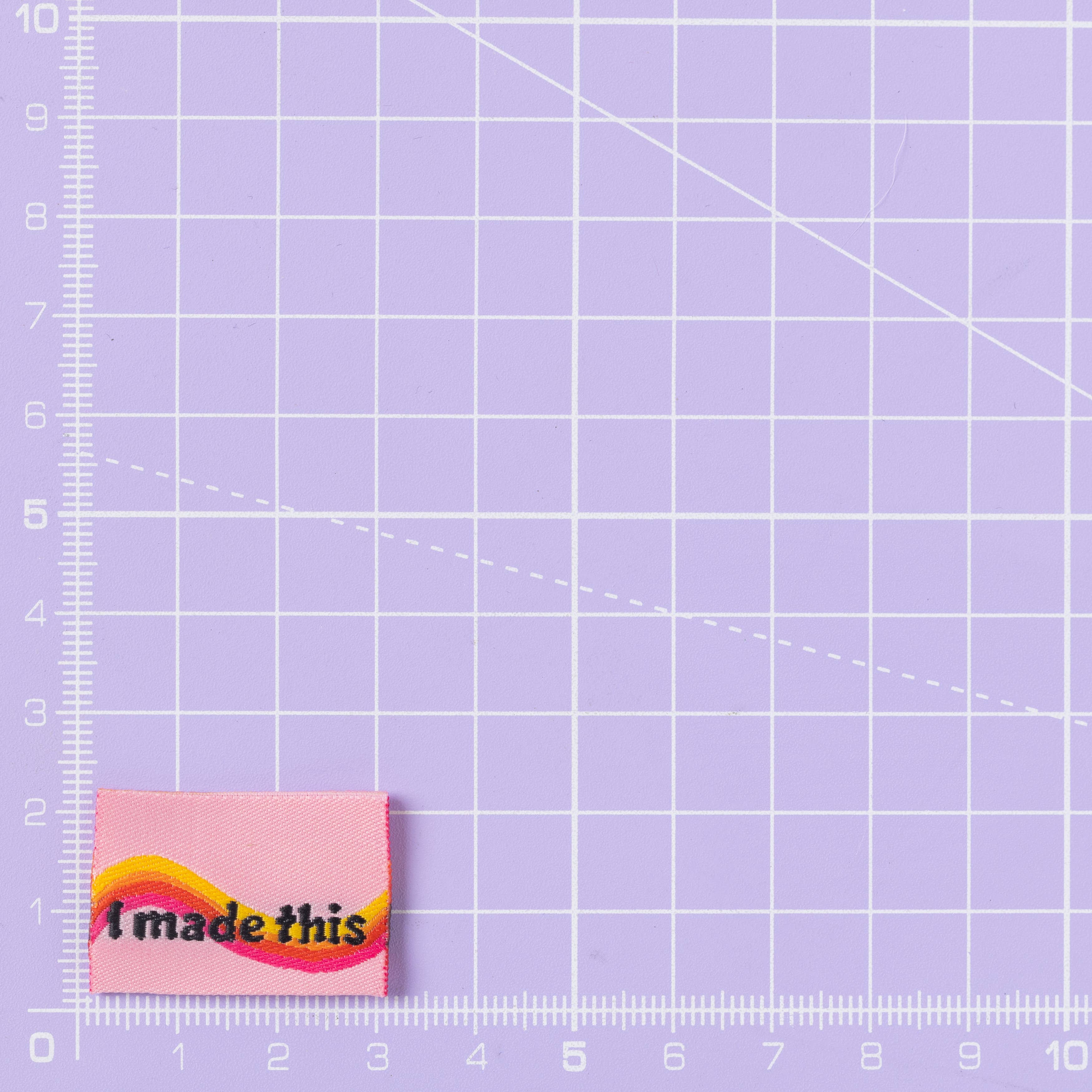 Little Rosie Cheeks I Made This & It Feels Good Sewing Labels