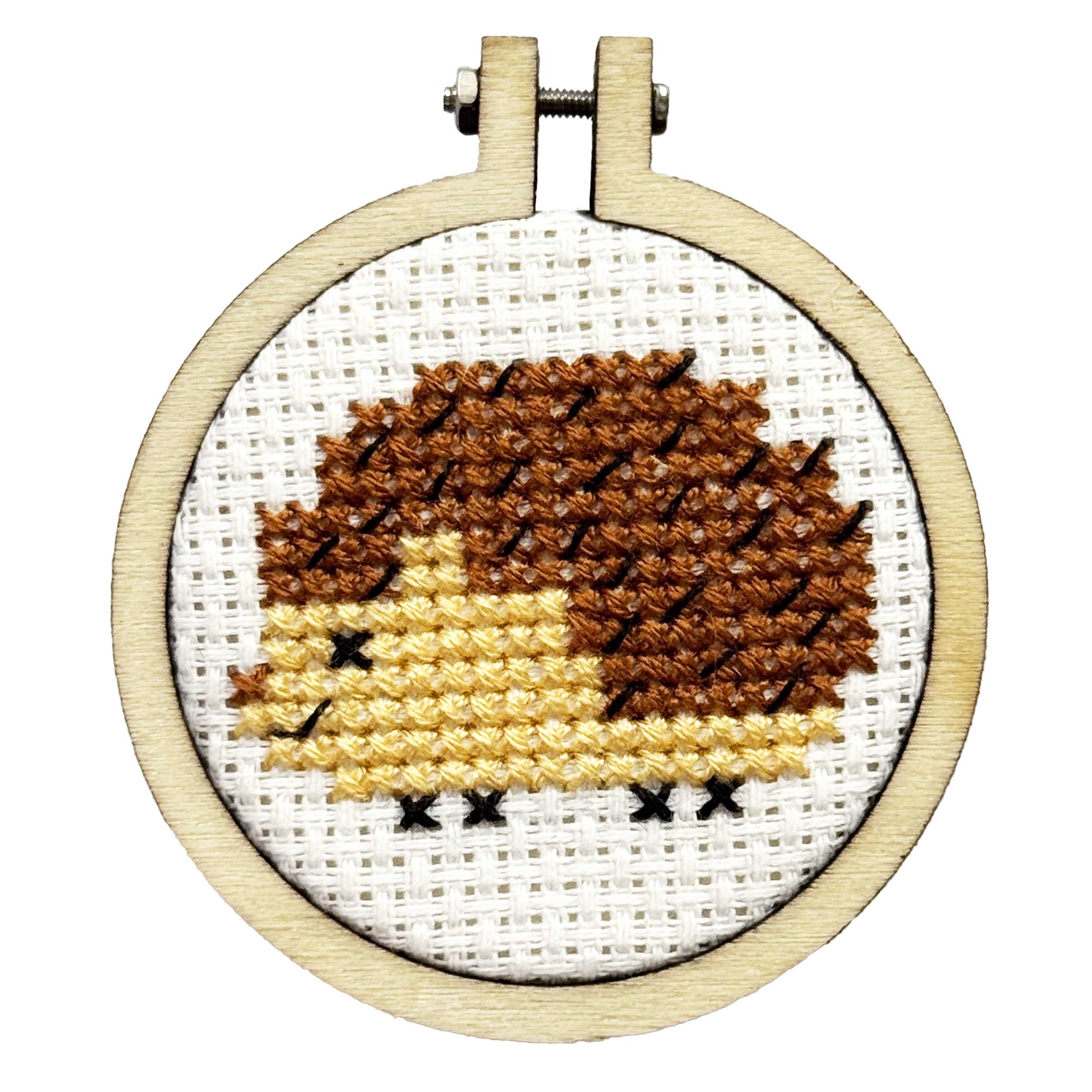 The Crafty Kit Company 'Sending a hedgehug' Mini Matchbox Cross Stitch Kit