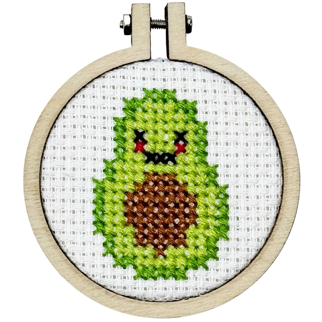 The Crafty Kit Company 'Avo Great Day!' Mini Matchbox Cross Stitch Kit