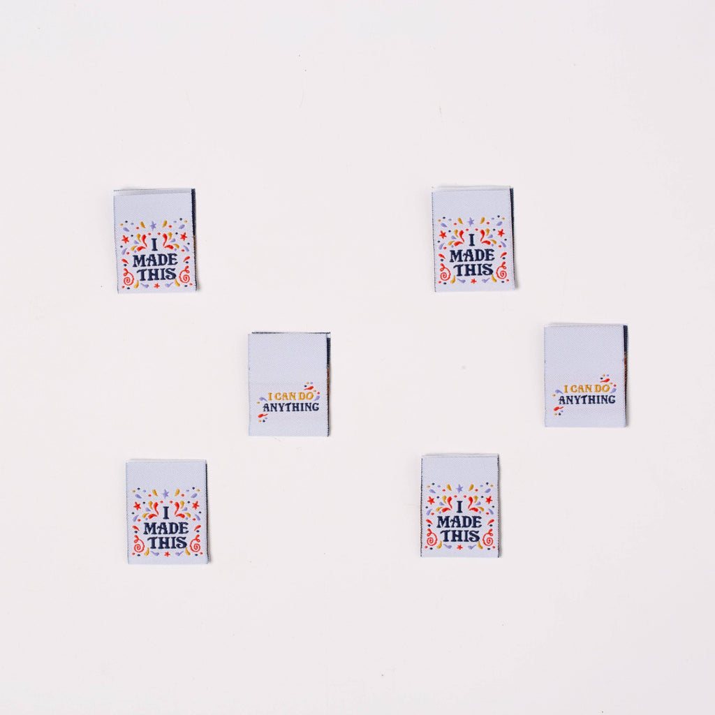 Little Rosie Cheeks I Made This & I Can Do Anything Sewing Labels