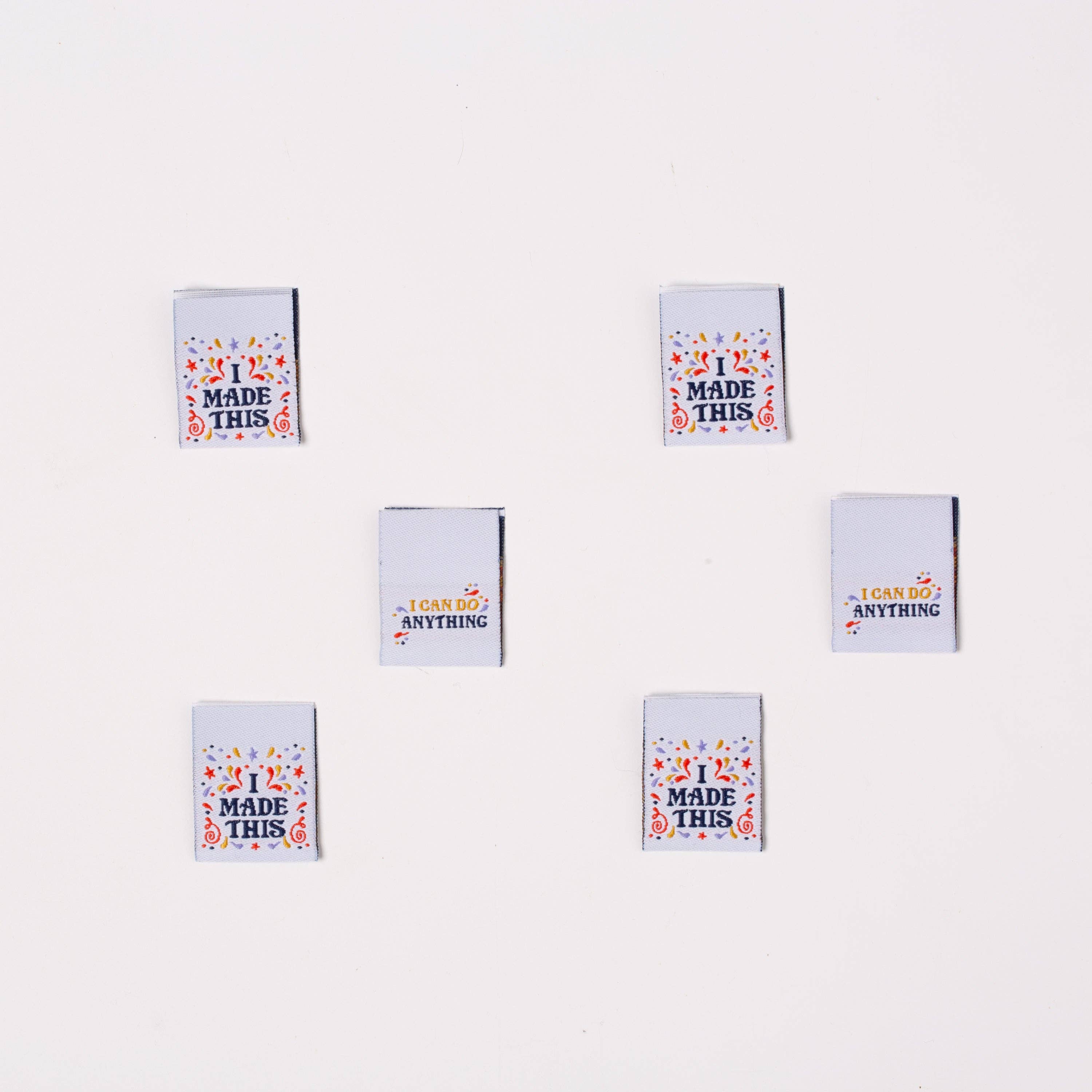 Little Rosie Cheeks I Made This & I Can Do Anything Sewing Labels