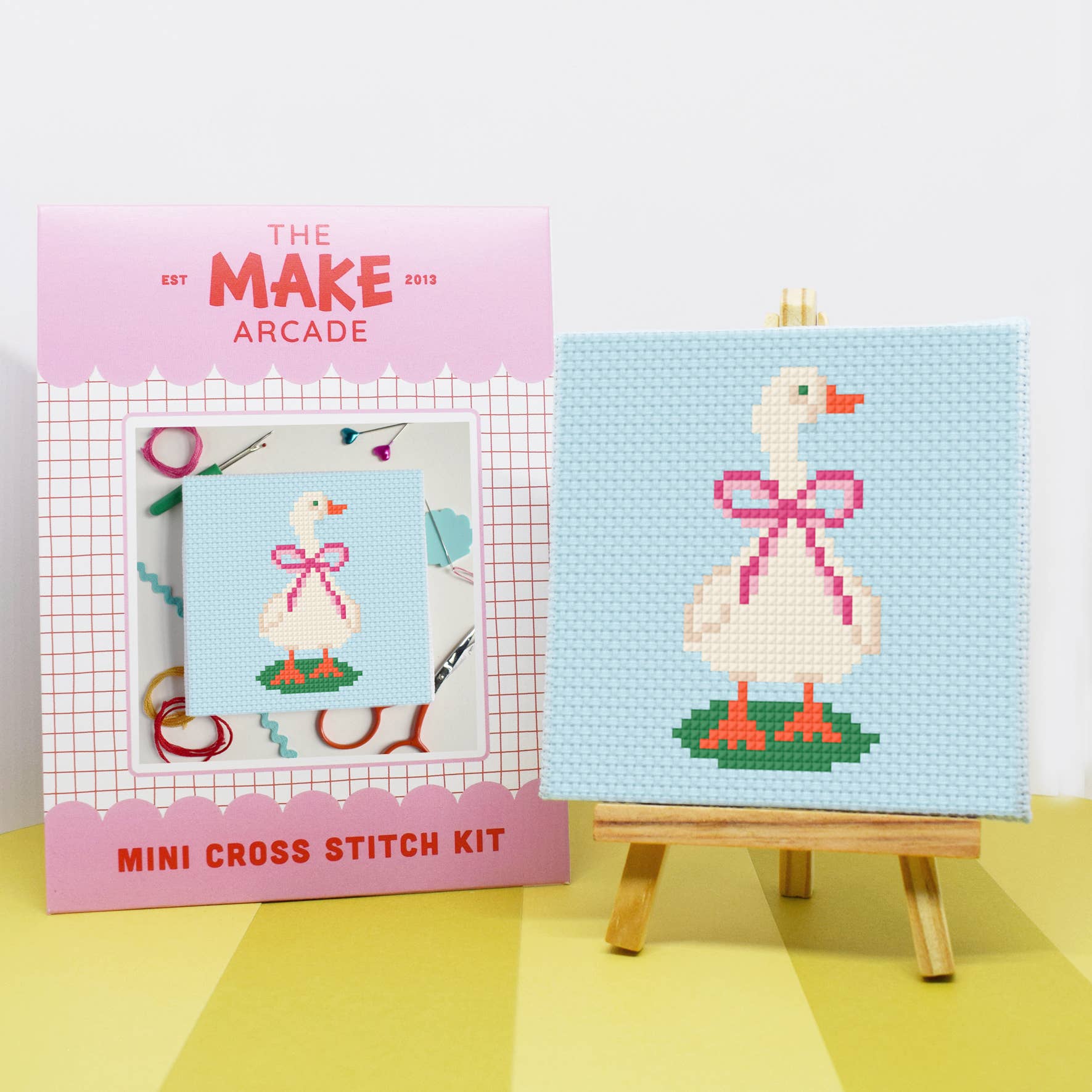 The Make Arcade 'Goose' Mini Cross Stitch Kit