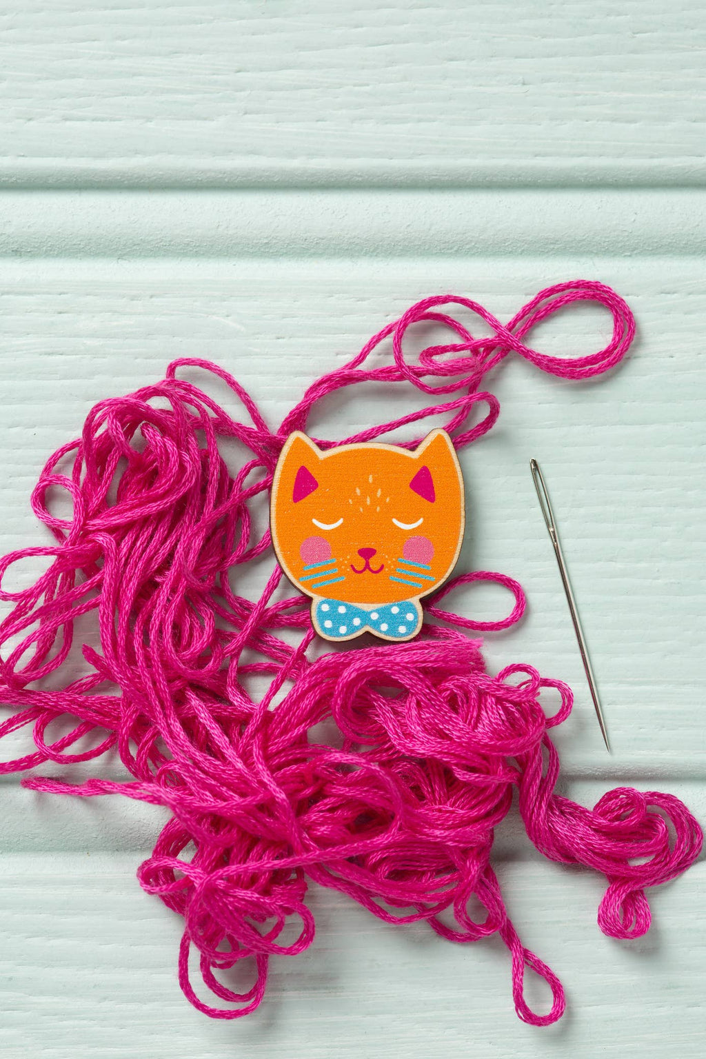 Hawthorn Handmade Cat Magnetic Needle Minder | Gift for Crafters