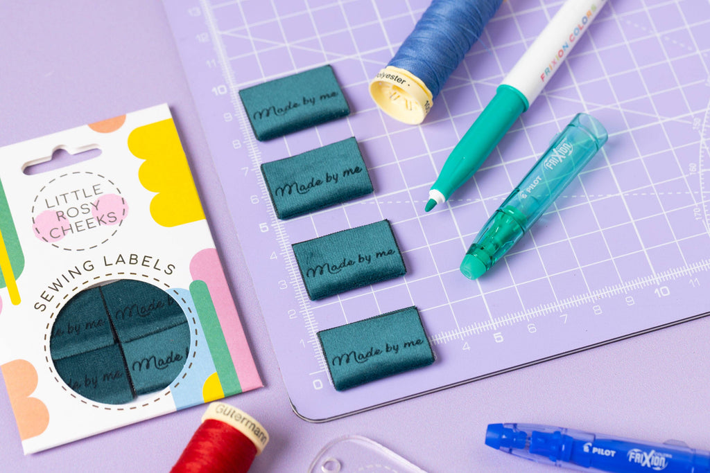 Little Rosie Cheeks Made by Me Velvet Sewing Labels