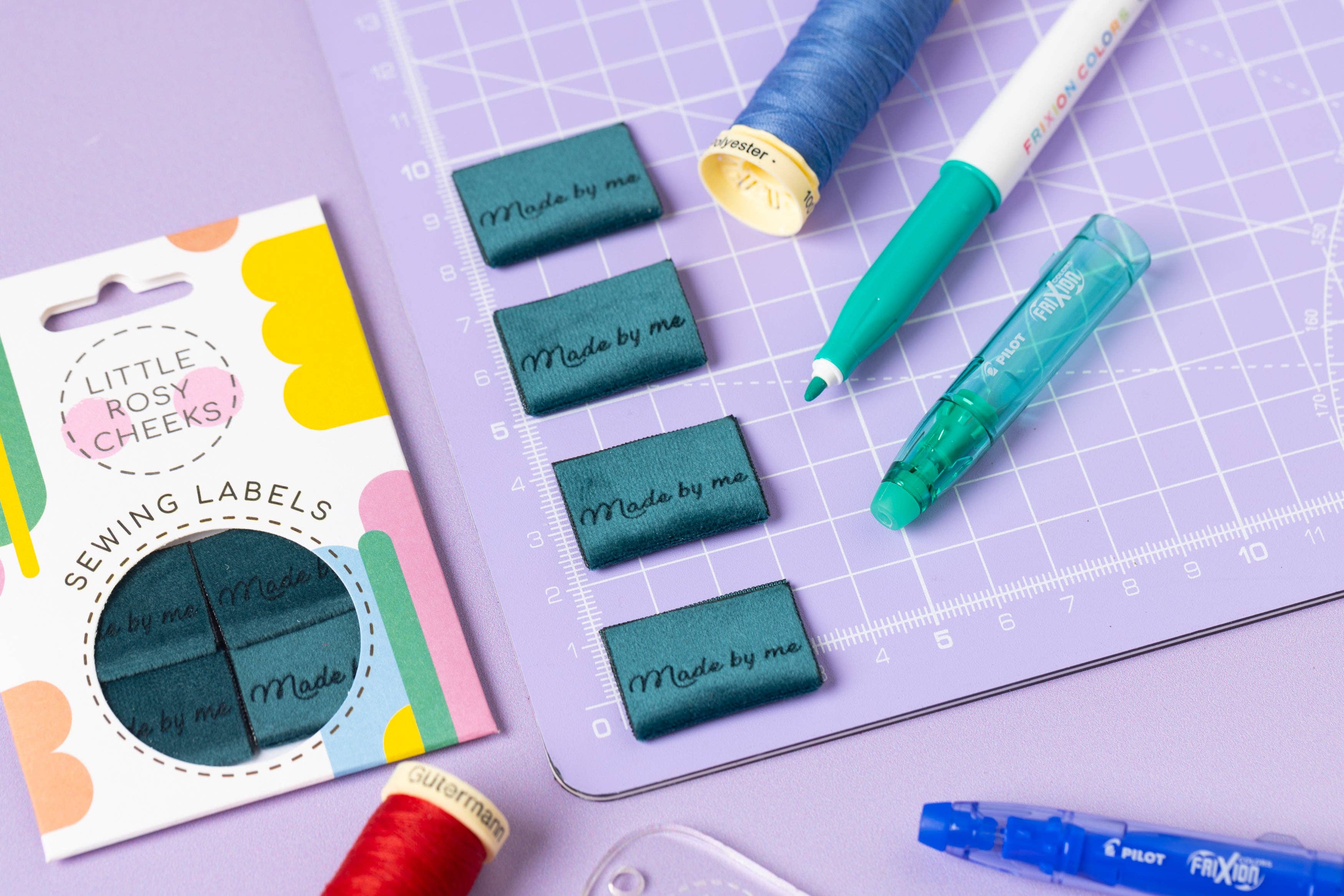 Little Rosie Cheeks Made by Me Velvet Sewing Labels