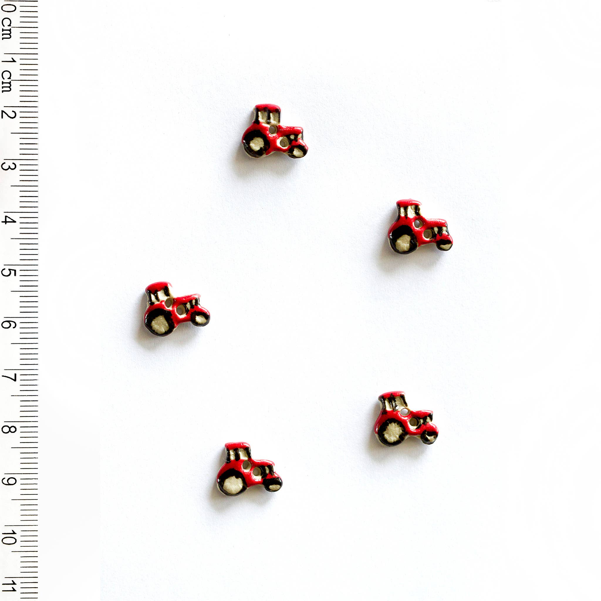 Handmade Tractor Buttons