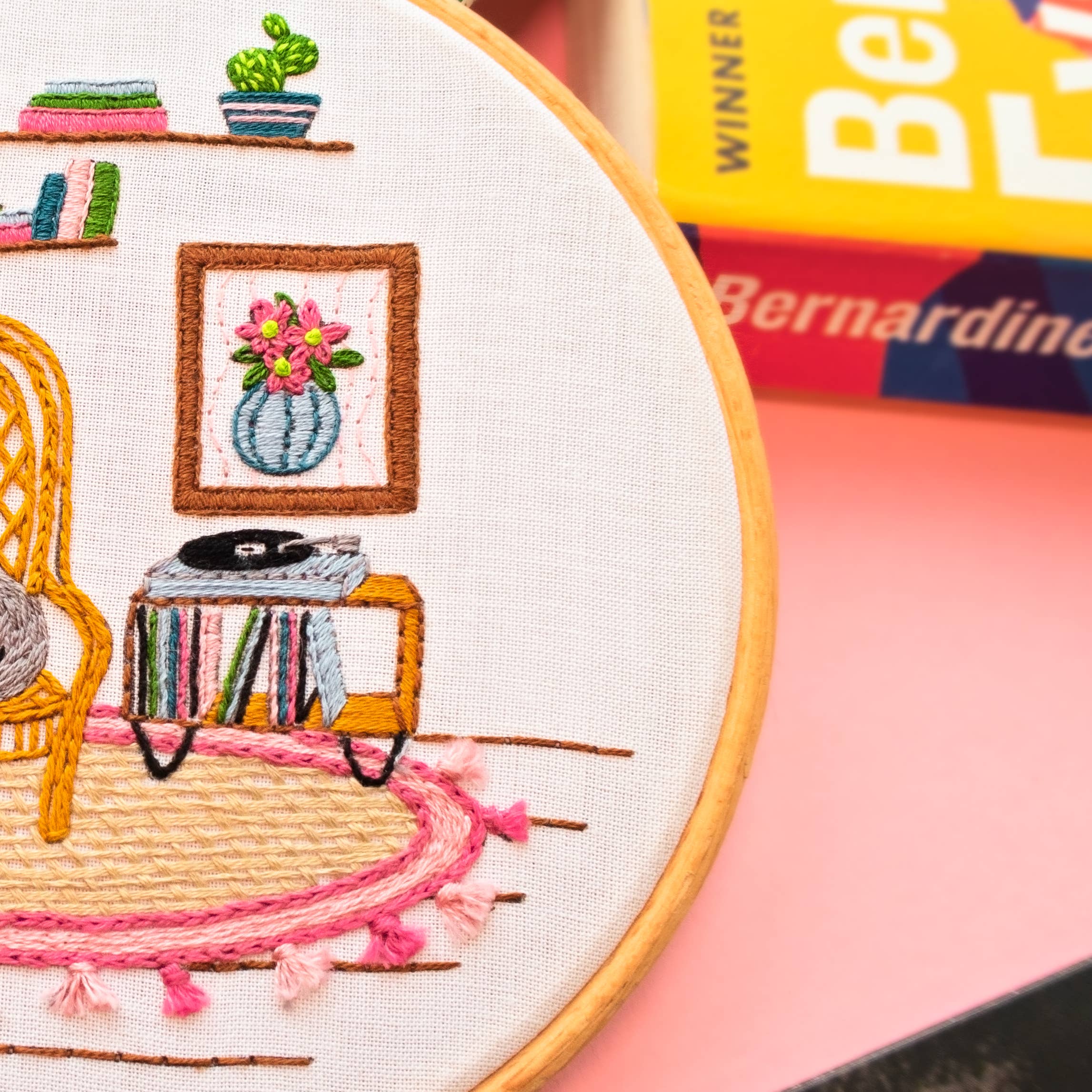 Pixels & Purls Cat Nap Embroidery Kit