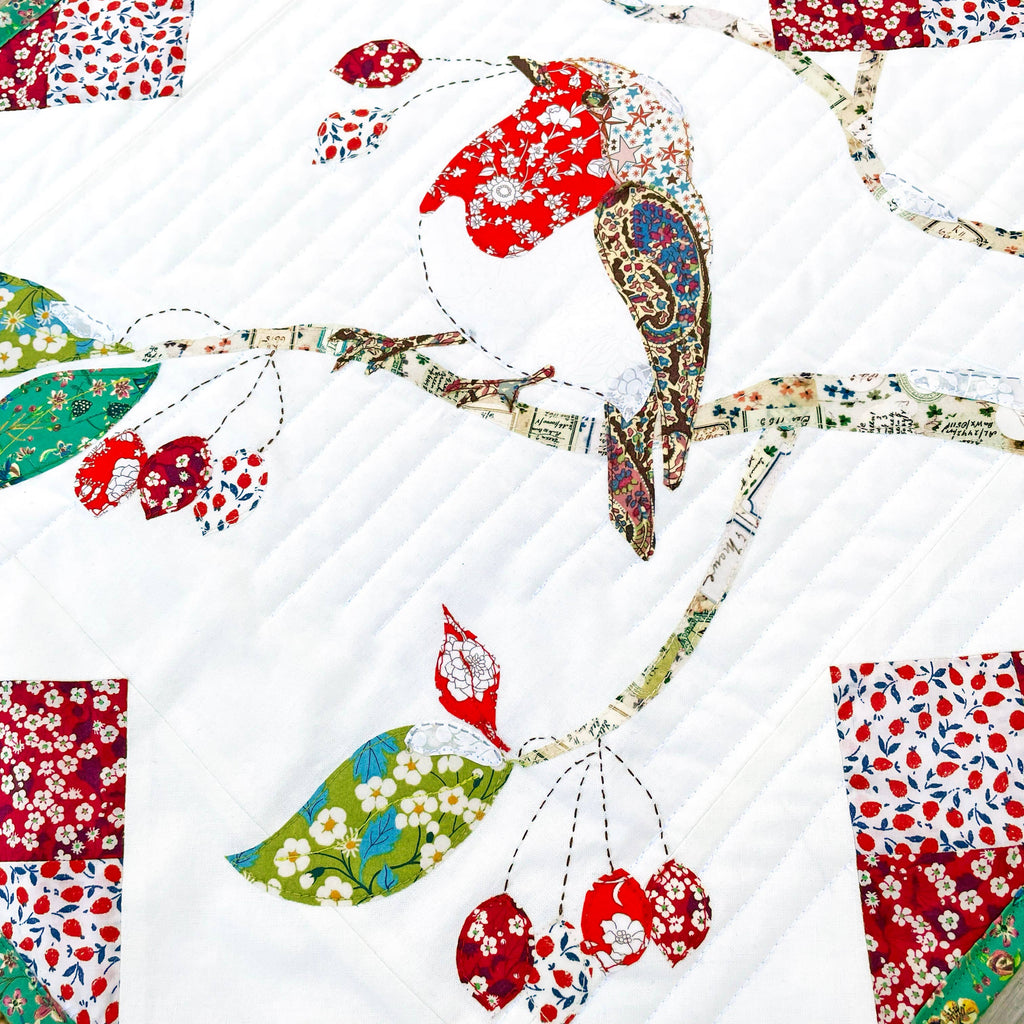 Alice Caroline - Liberty Tana Lawn® Fabric Robin Cushion Kit | Christmas