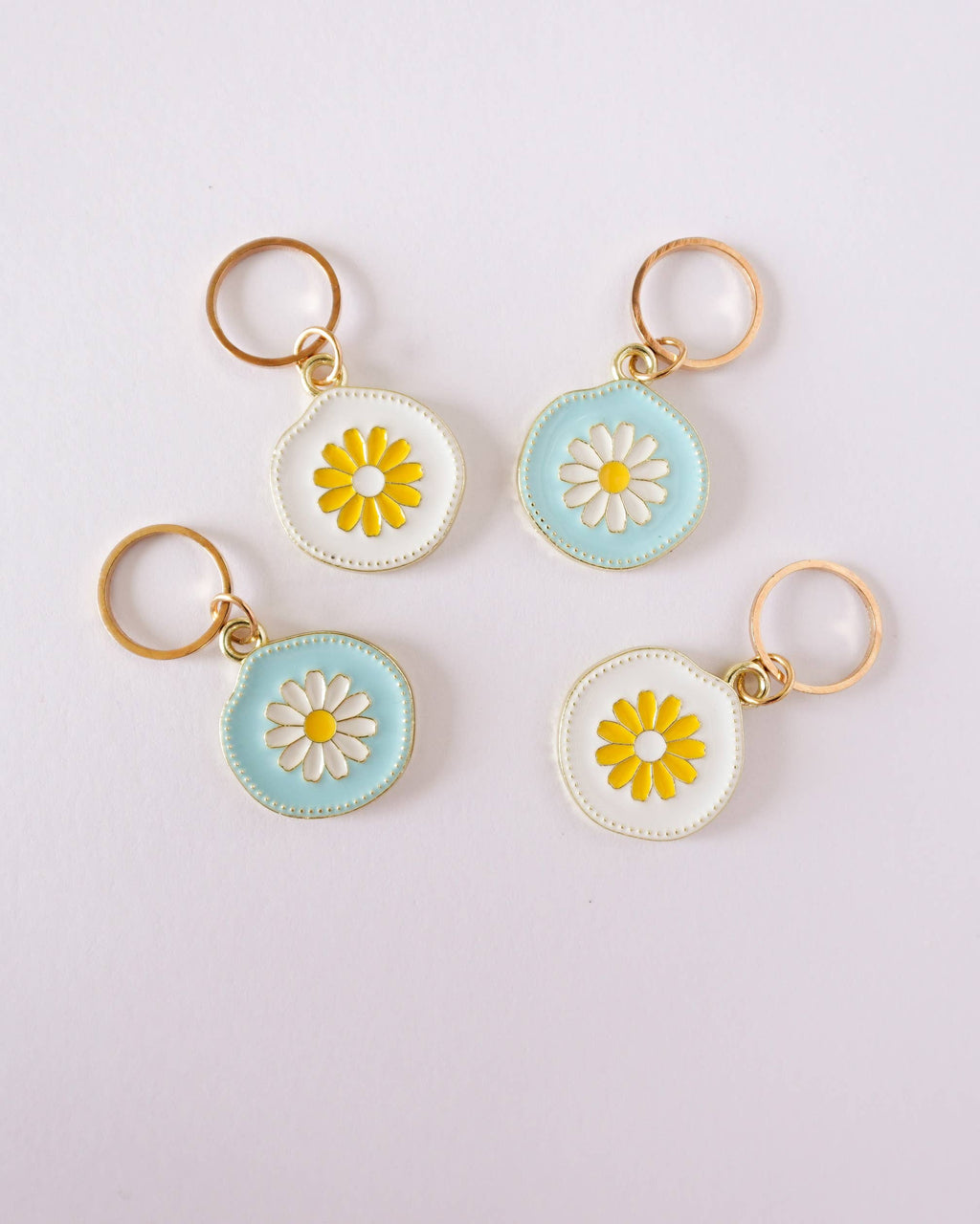 Hello Kim Stitch Markers - Daisies