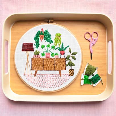 Pixels & Purls Sideboard Jungle Embroidery Kit