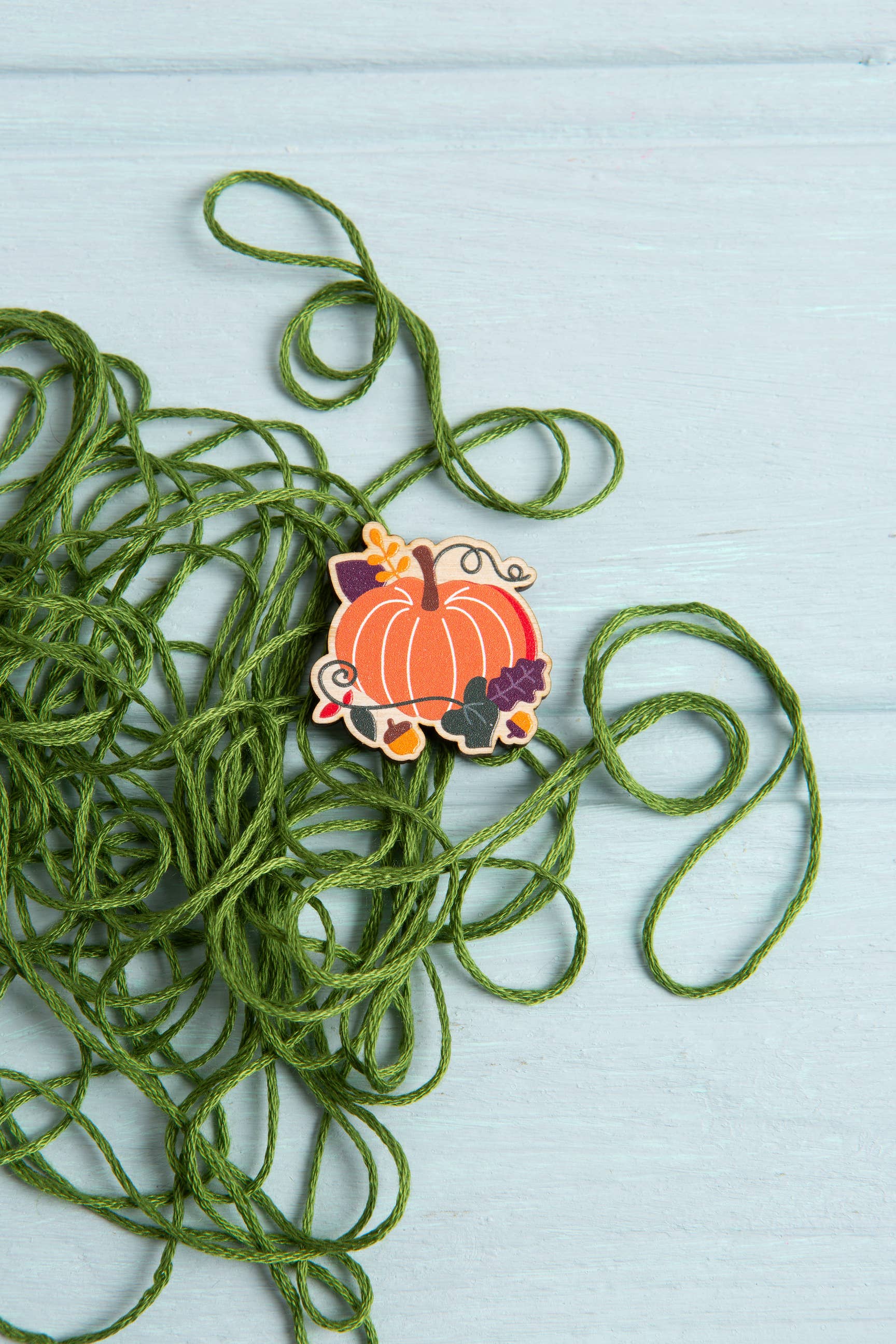 Hawthorn Handmade Pumpkin Magnetic Needle Minder | Gift for Crafters