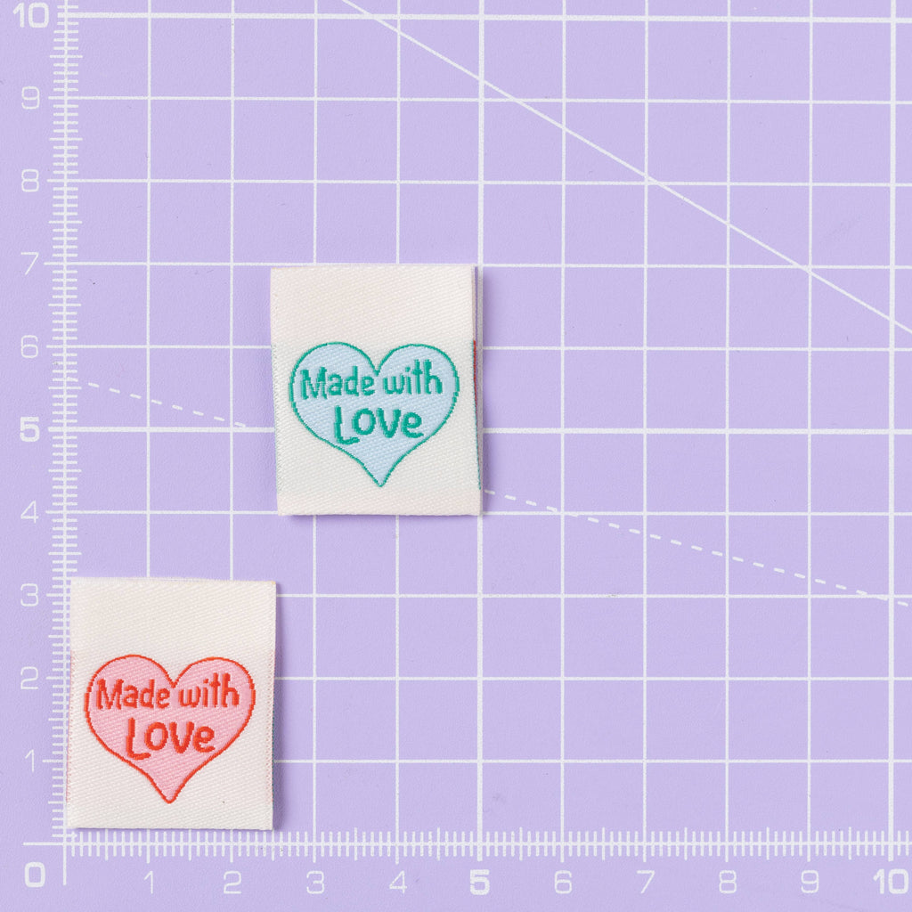 Little Rosie Cheeks Made With Love Sewing Labels