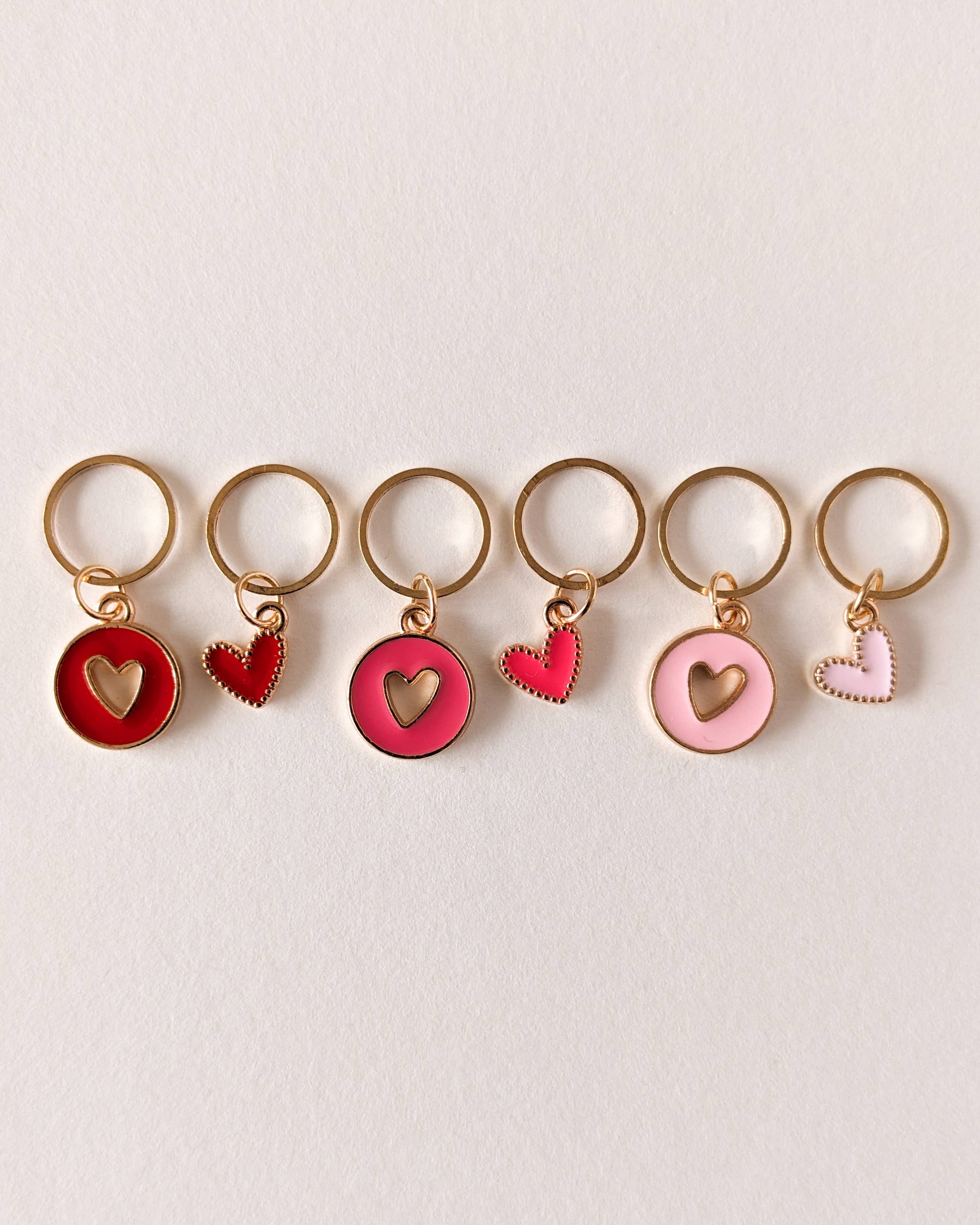 Hello Kim Stitch Markers - Little hearts
