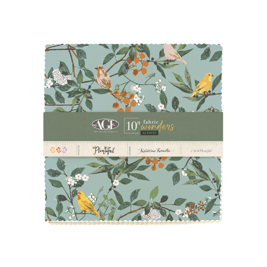 Art Gallery Fabrics Plentiful - 10" Layer Cake / Fabric Wonders (AGF Quilting Cotton)